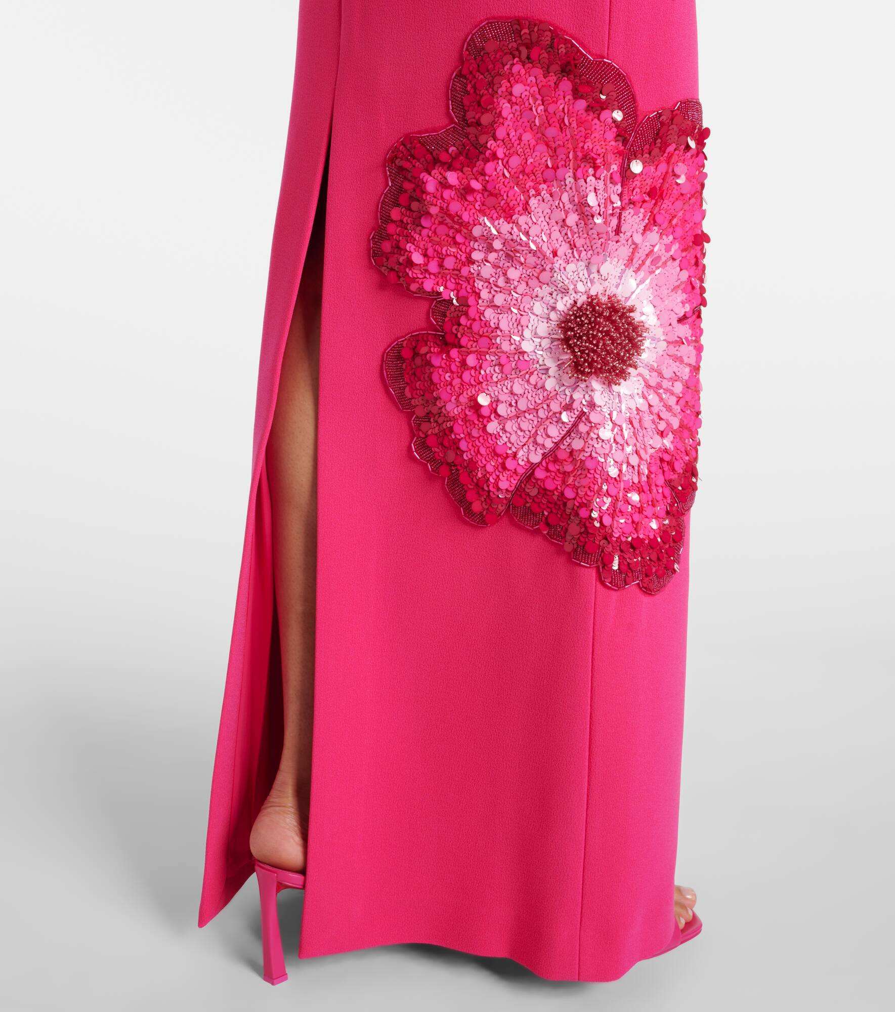 Layana embellished strapless gown - 5