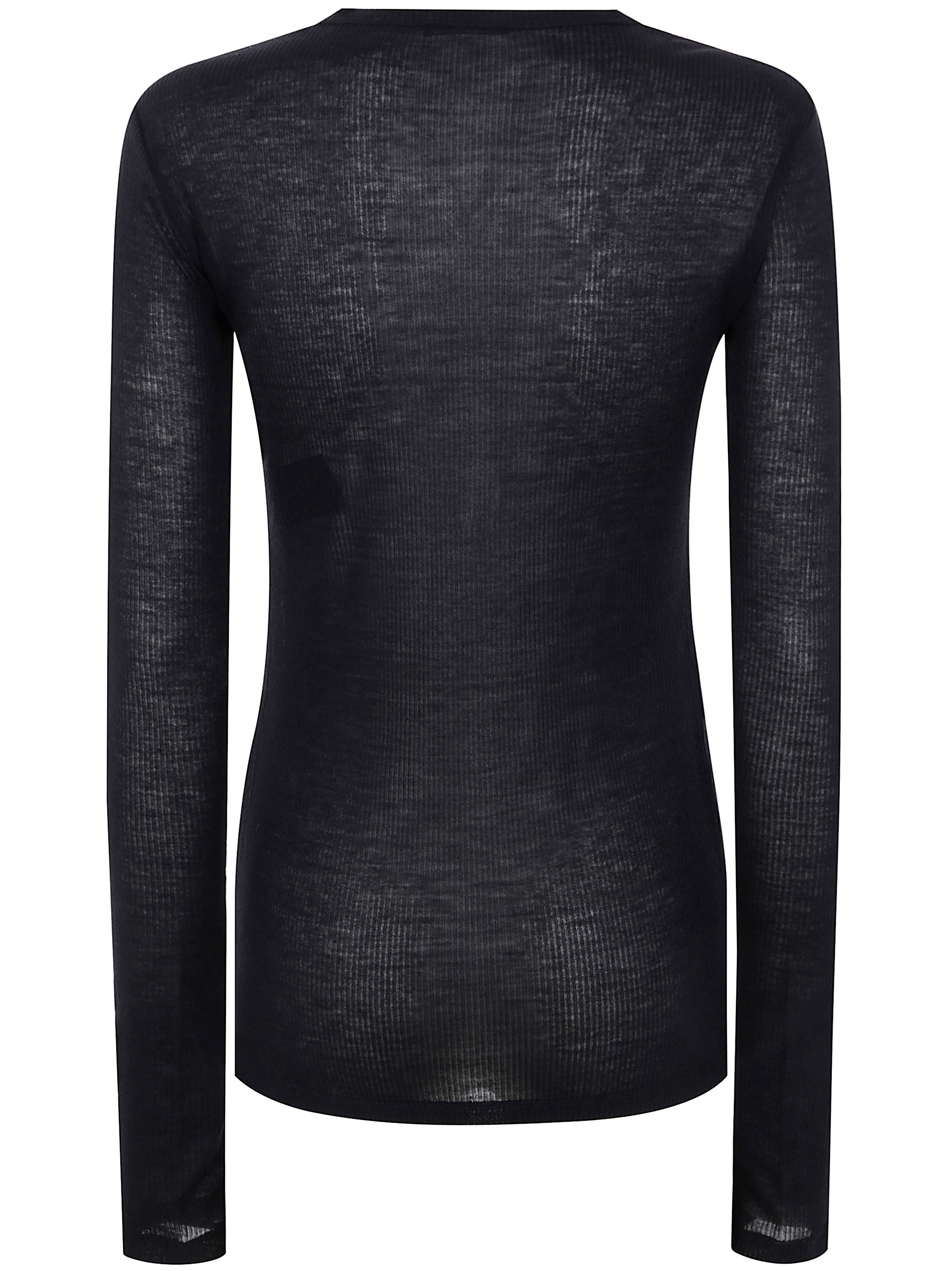 Ann Demeulemeester Women Fiene Slim Fit Long Sleeves T-Shirt Viscose - 2