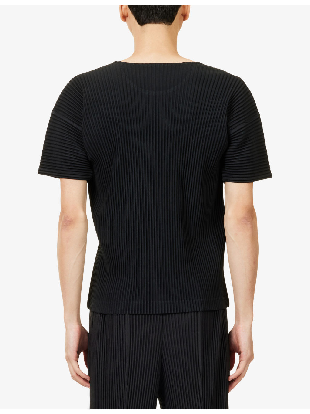 Basics Pleated Knitted T-Shirt - 4