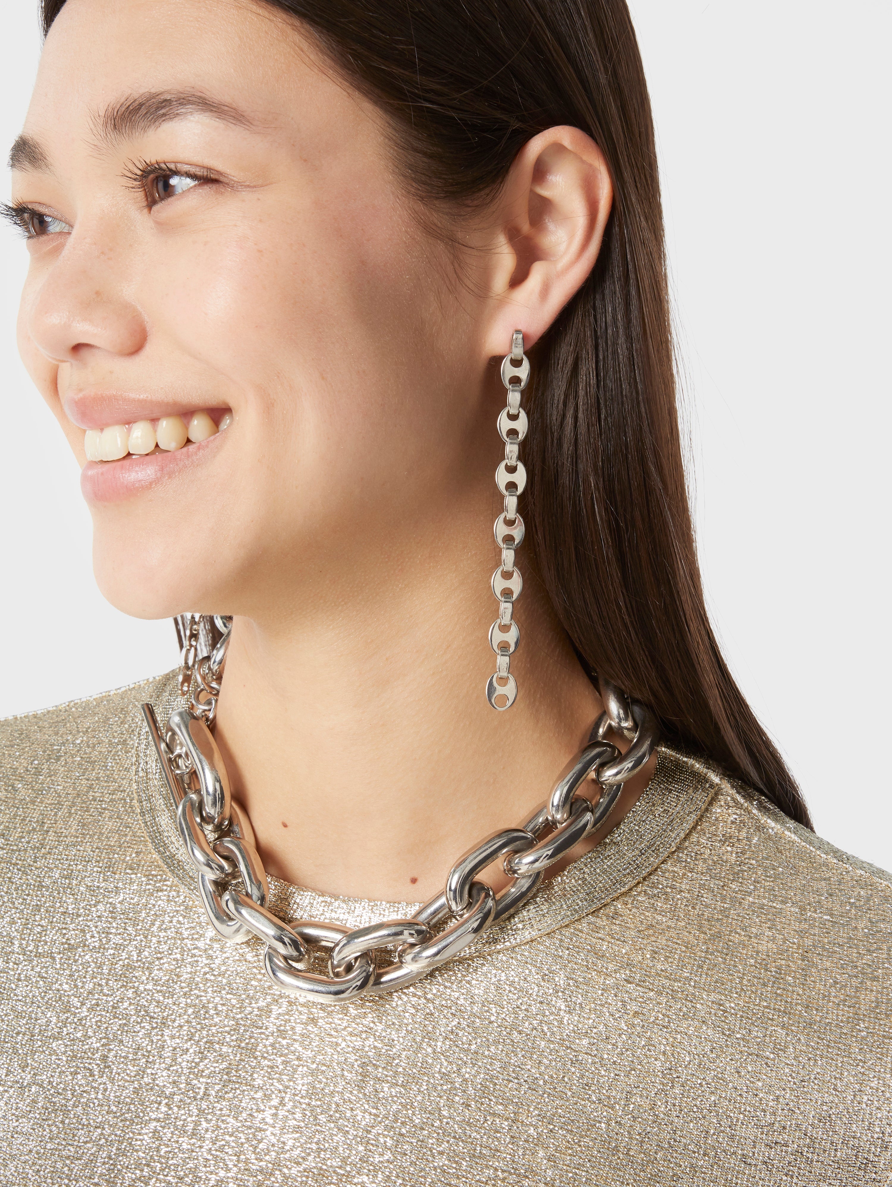 NANO SILVER EIGHT EARRING - 2