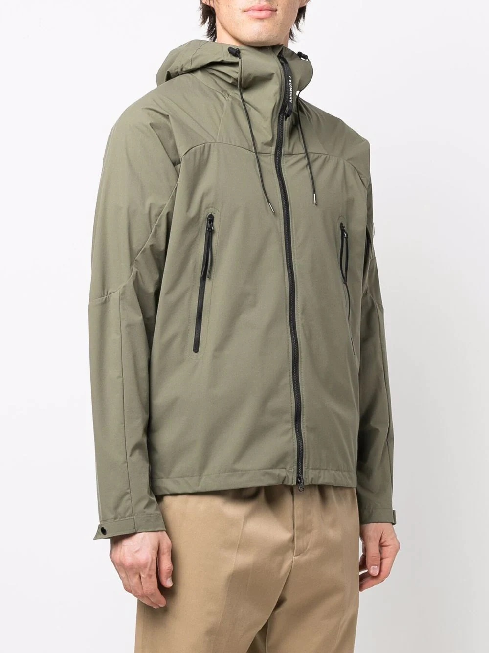 zip-up hooded jacket - 3