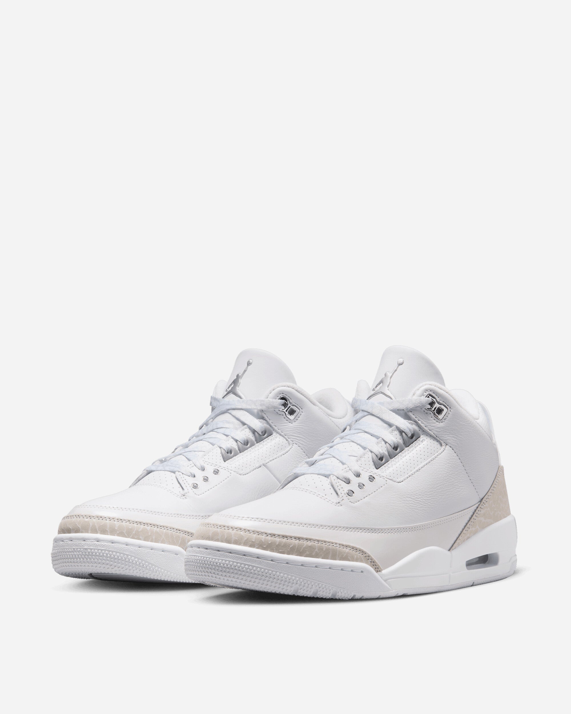 Air Jordan 3 Retro Sneakers White / Silver - 2