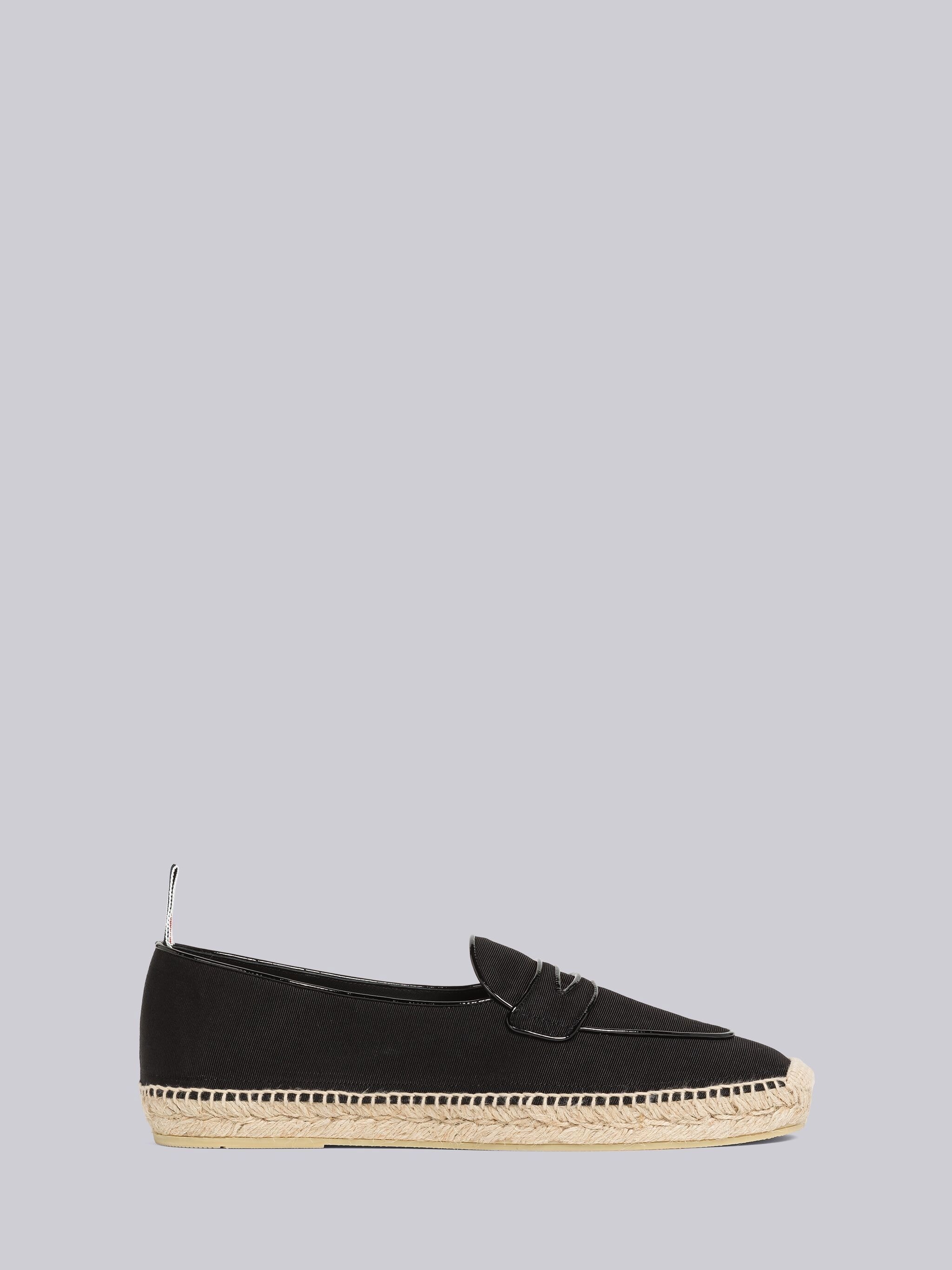 Grosgrain Varsity Penny Loafer Espadrille - 1