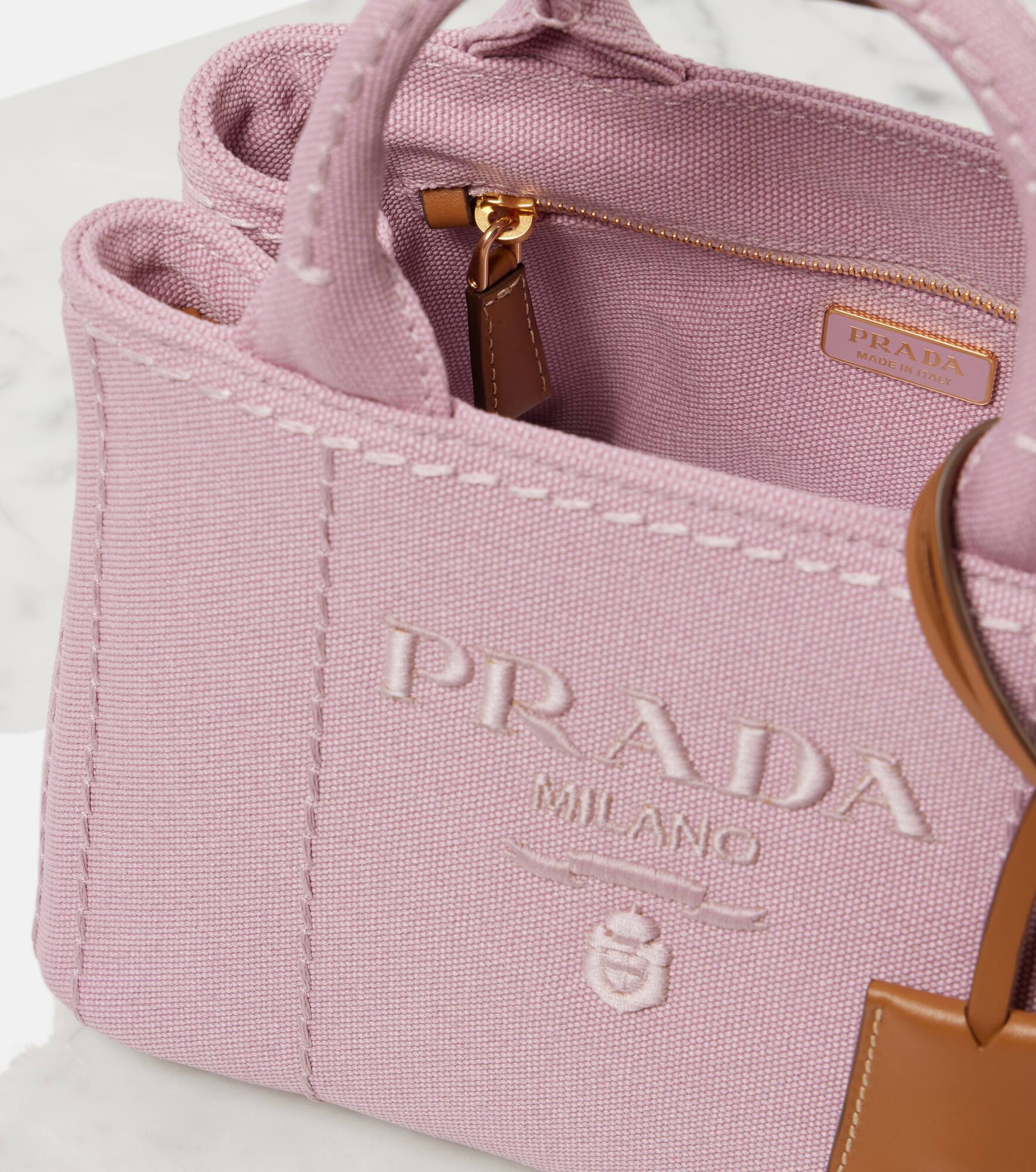 Mini canvas shoulder bag - 3