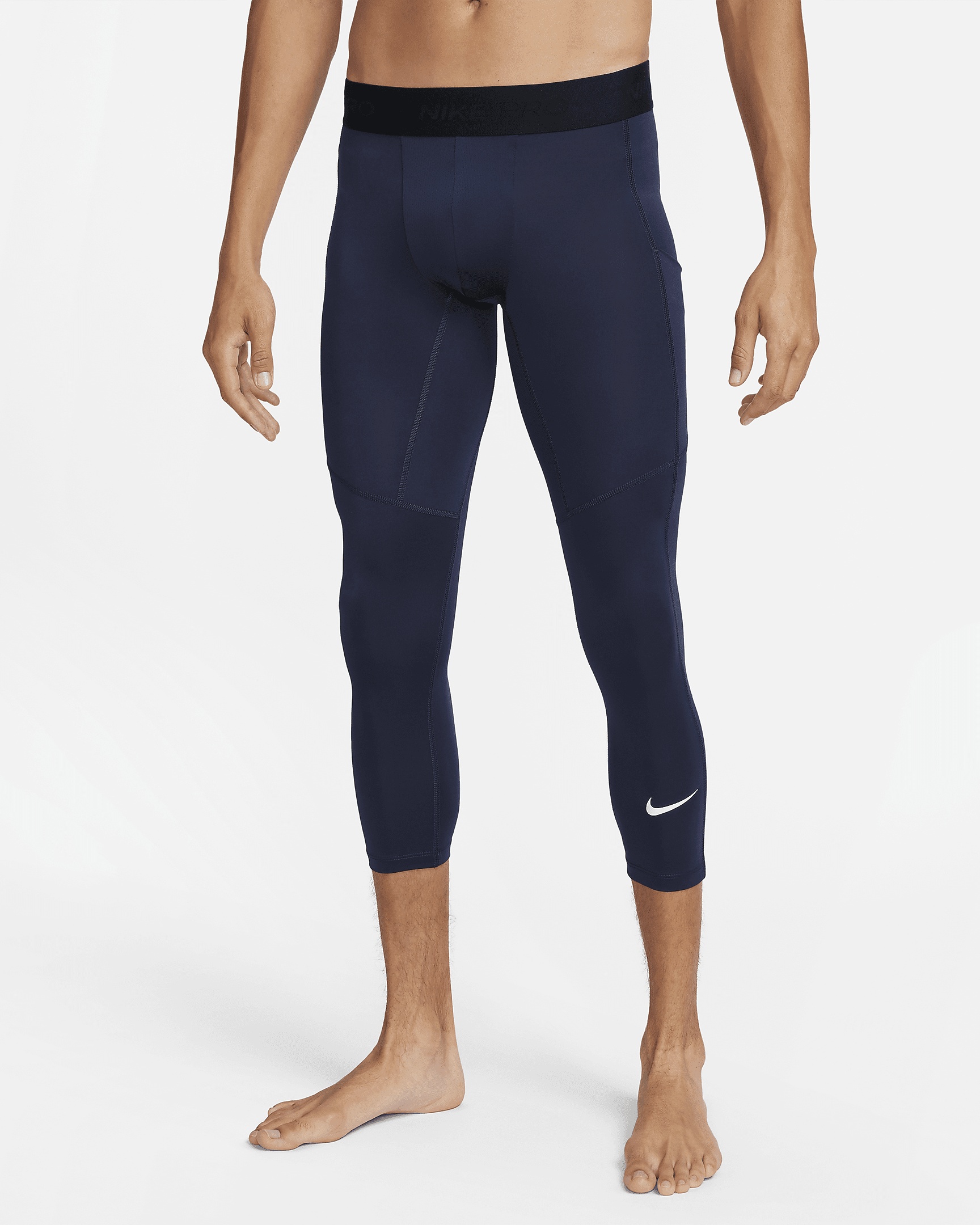 Nike Nike Pro Men s Dri FIT 3 4 Length Fitness Tights REVERSIBLE