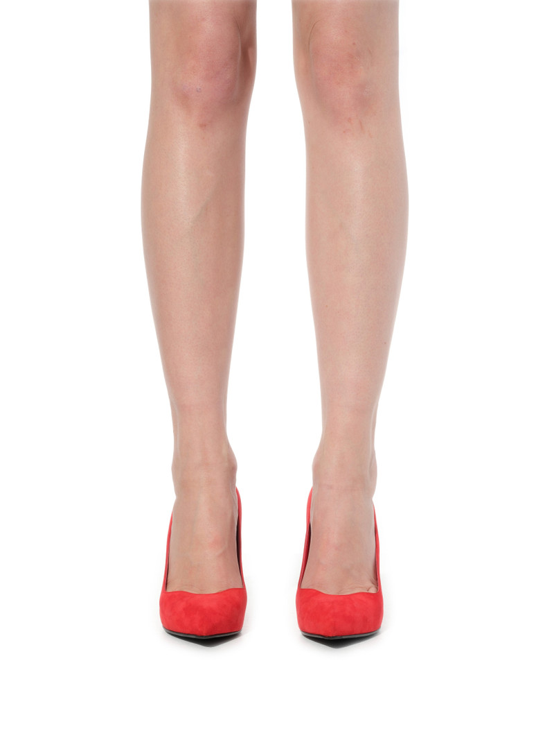 Alexander McQueen Leather Shoes in Red outlook