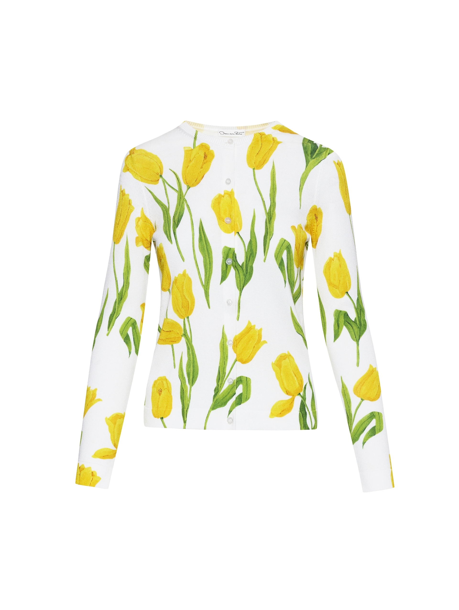 TULIP PRINTED CARDIGAN - 1