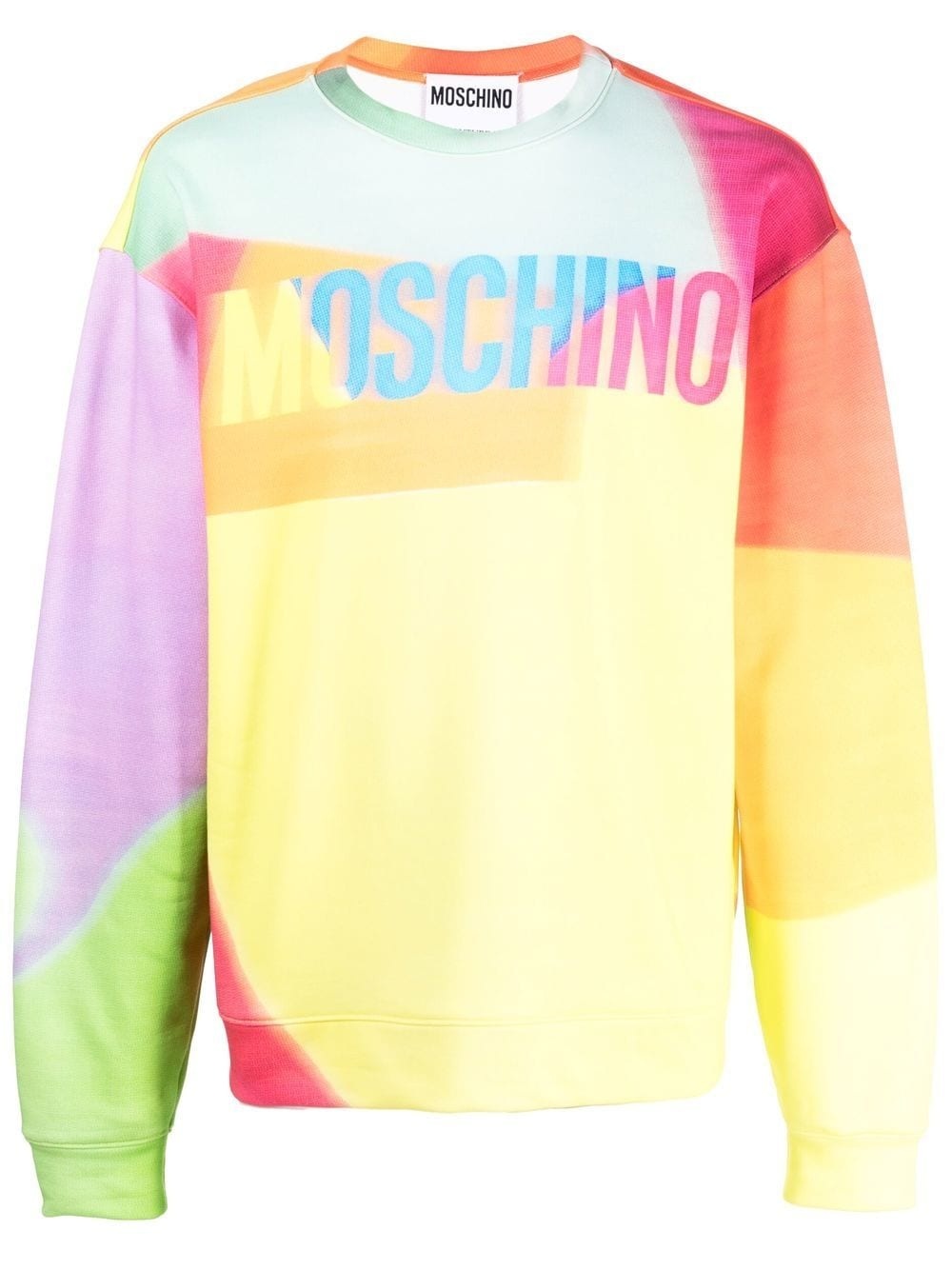 logo colour-block sweatshirt - 1