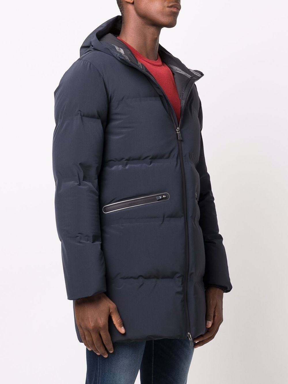 hooded puffer coat - 3