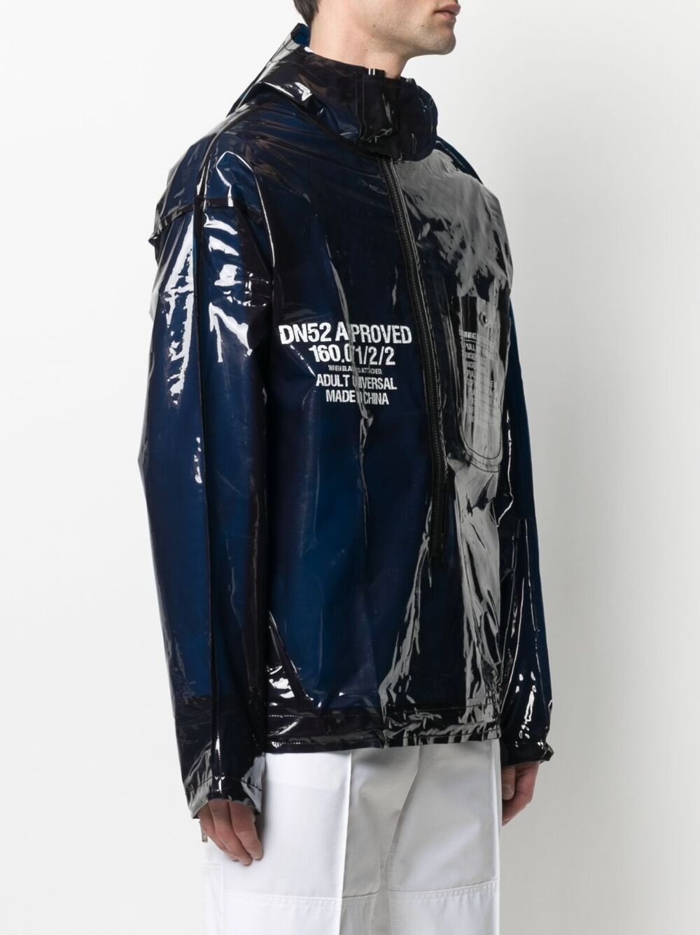 high-shine hooded pullover jacket - 3