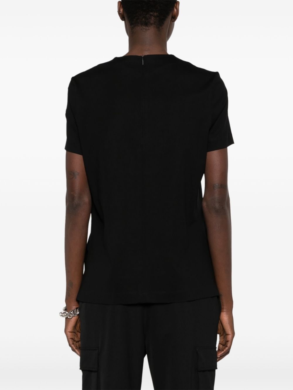 logo-print cotton T-shirt - 4