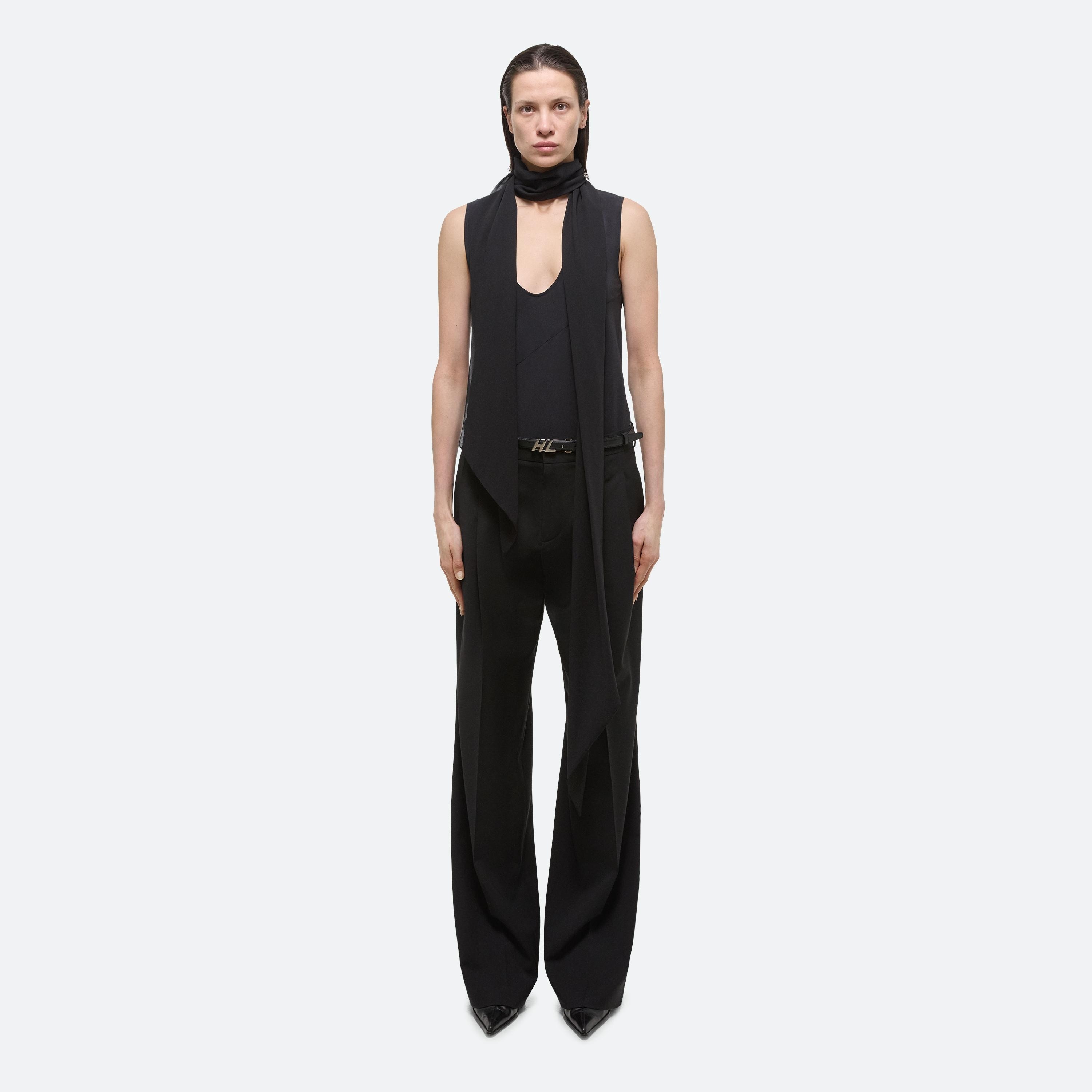 SLEEVELESS SCARF TOP - 3