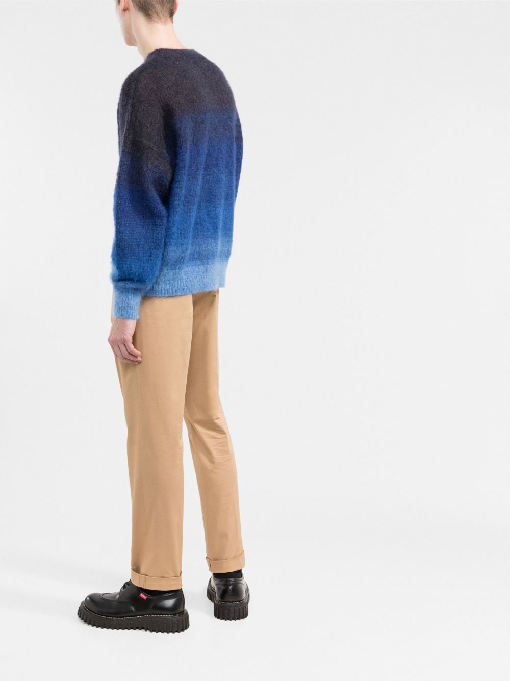 pressed-crease slim-cut chinos - 4