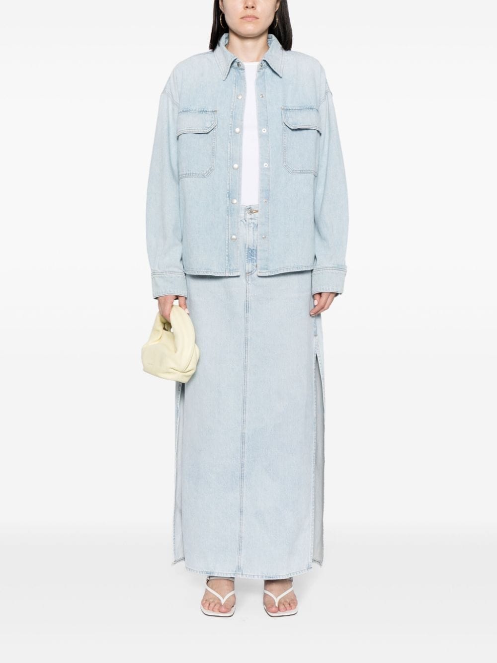 Astrid denim maxi skirt - 2