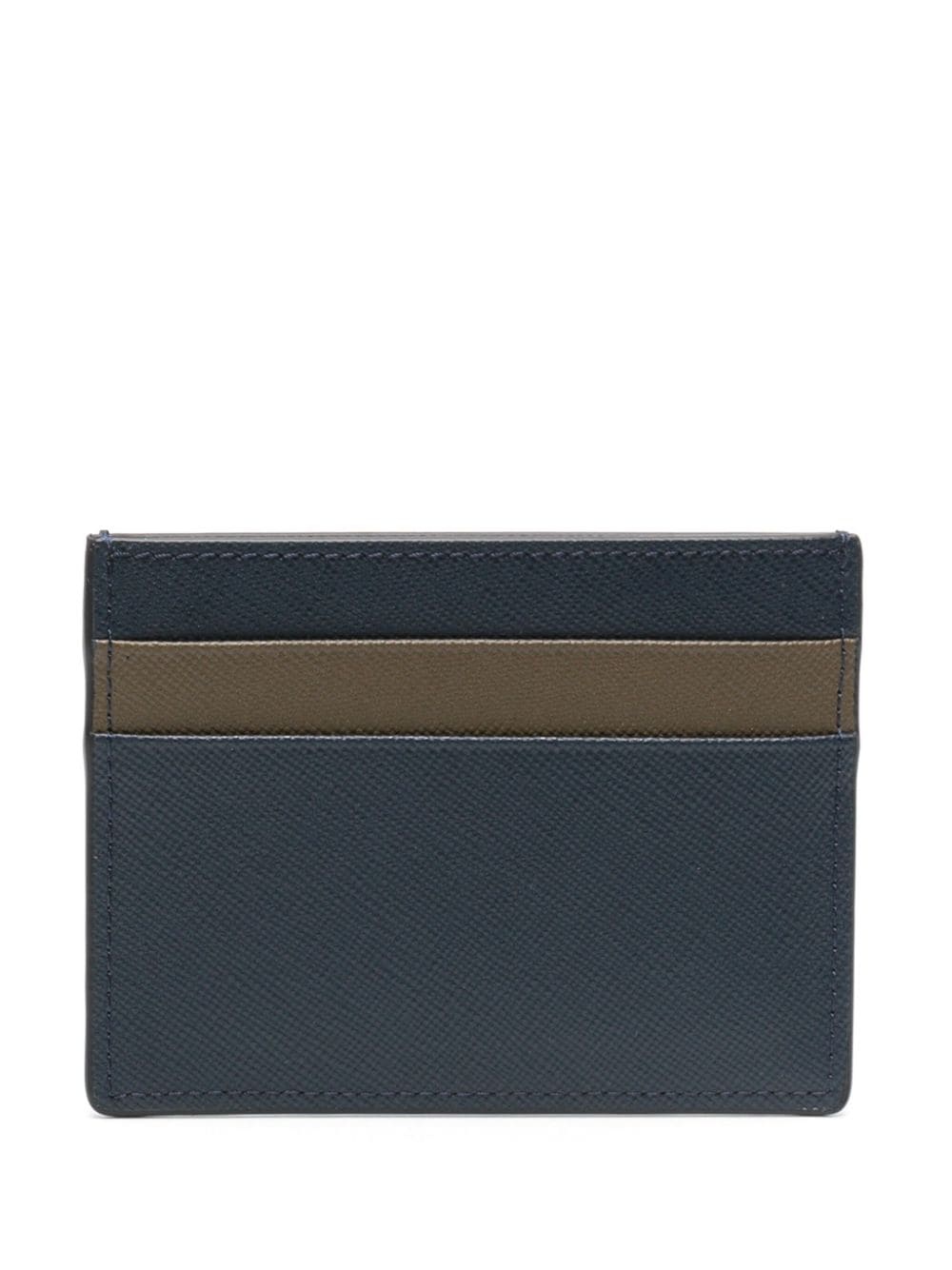 logo-debossed leather cardholder - 2