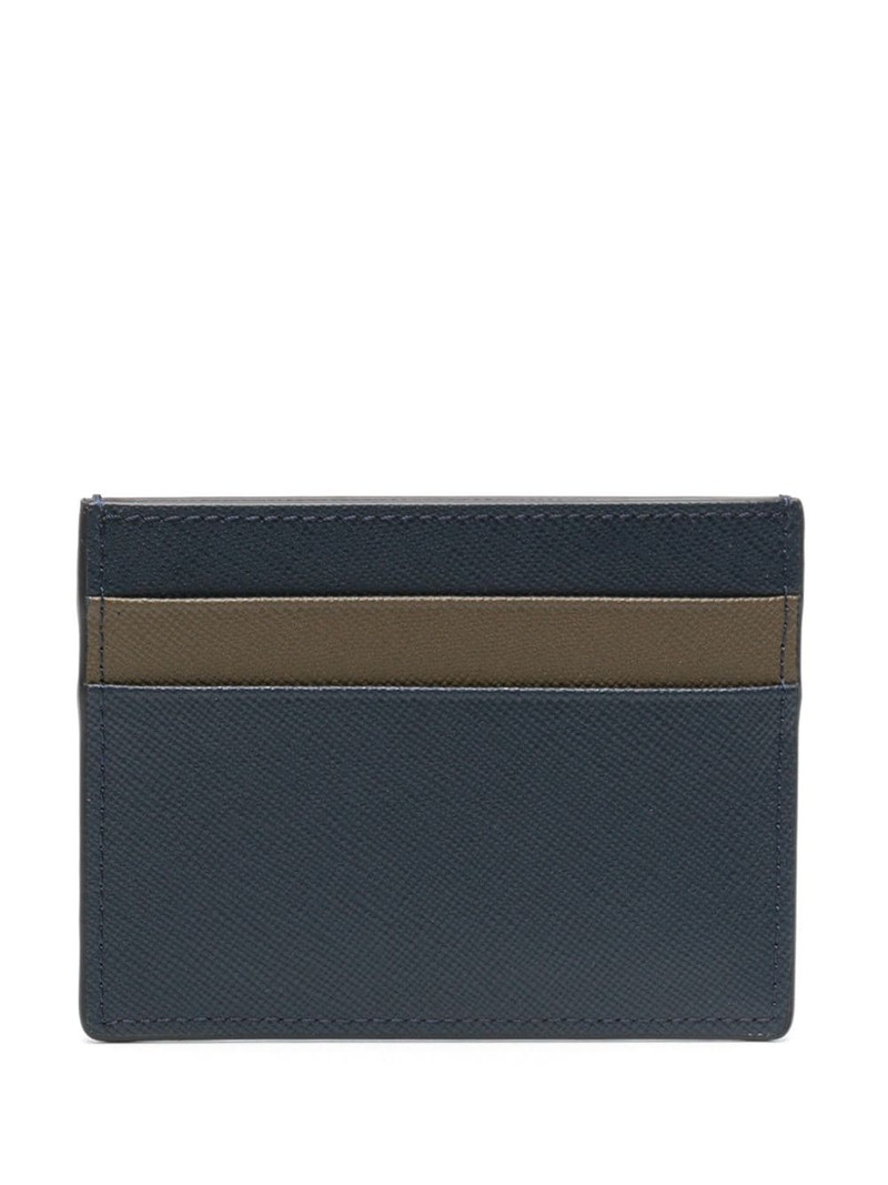 Marni logo-debossed leather cardholder outlook
