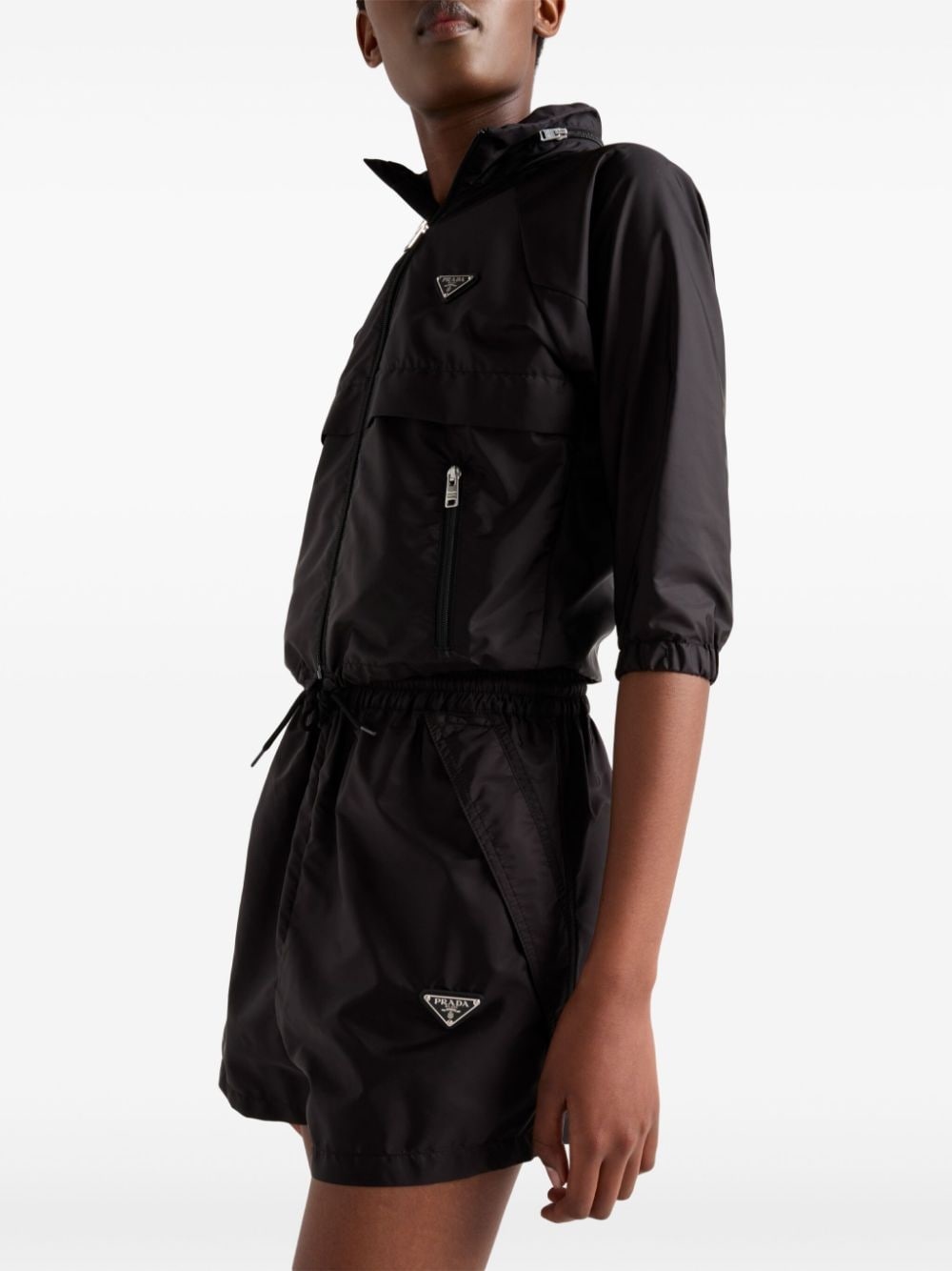 triangle logo shorts - 4