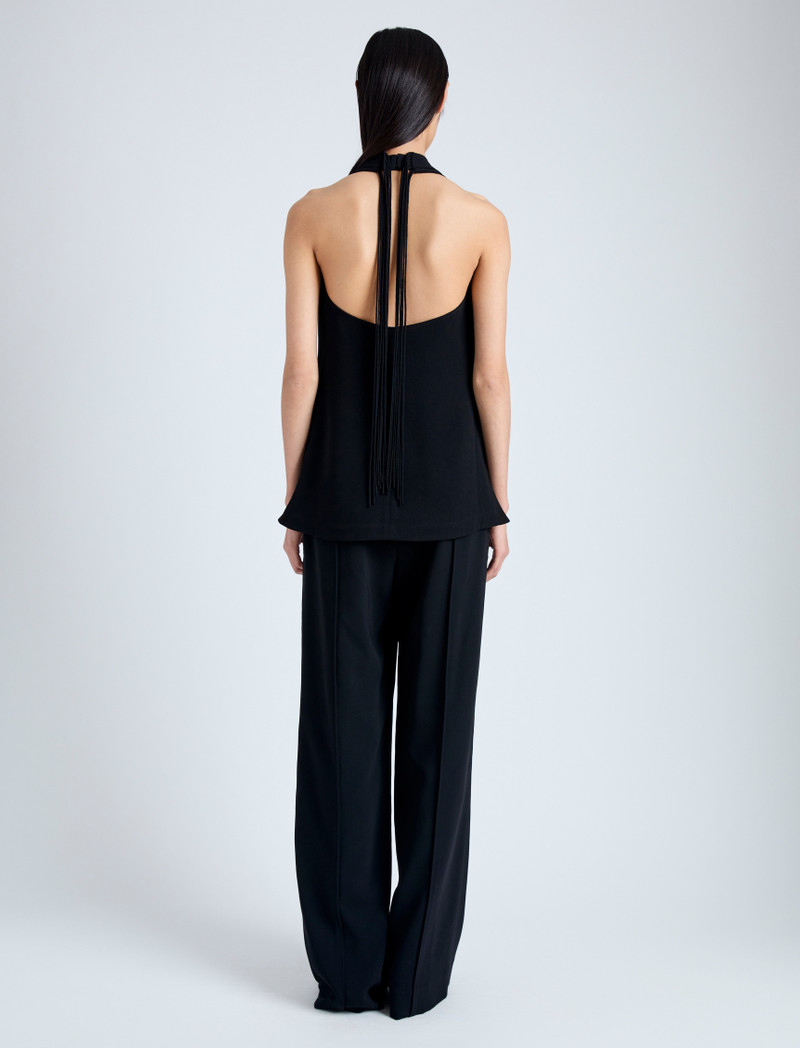 Miller Top in Light Matte Viscose Crepe 5