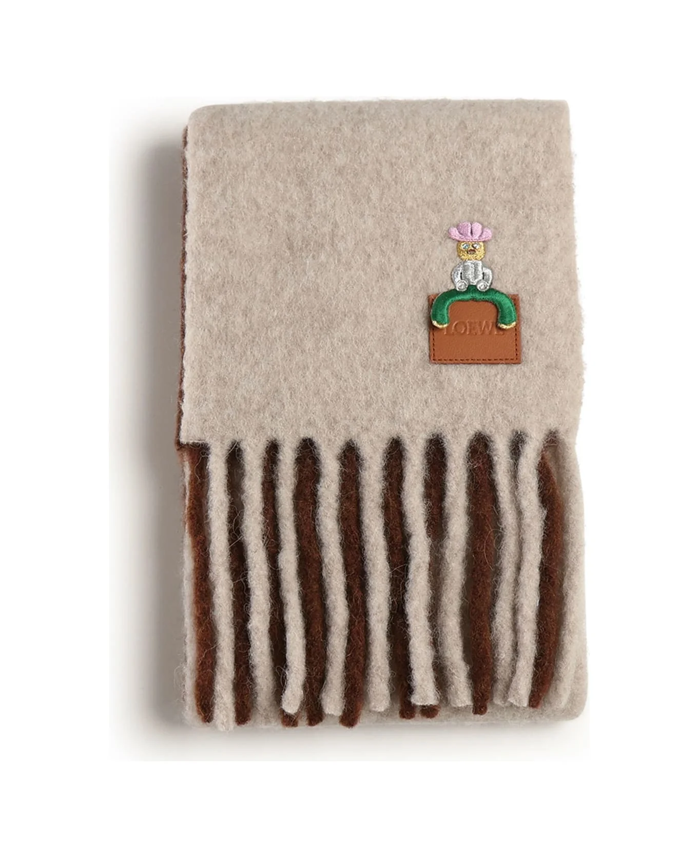 Wool And Alpaca Blend Scarf - 1