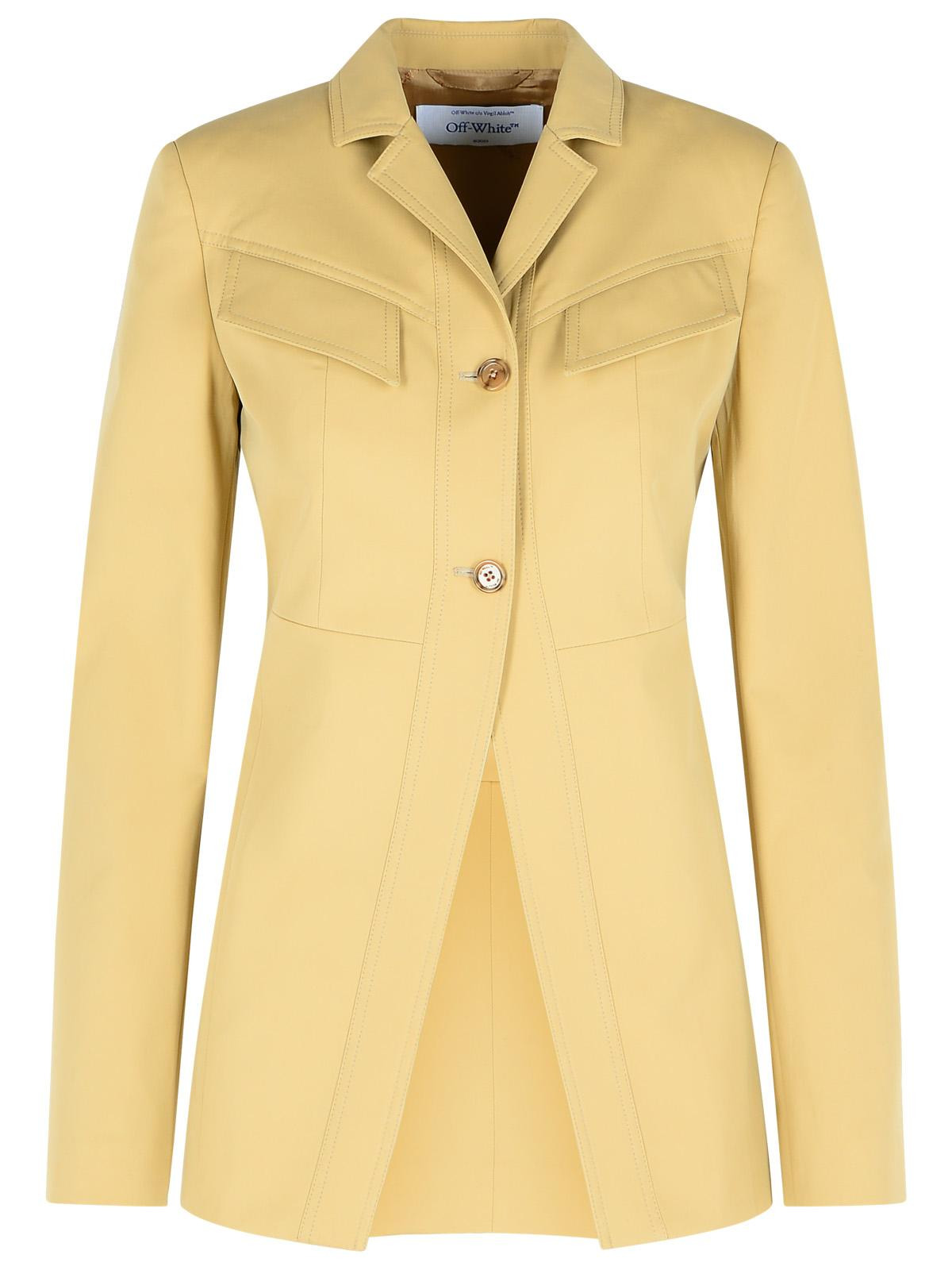 Off-White 'Toybox' Beige Cotton Jacket Women - 1