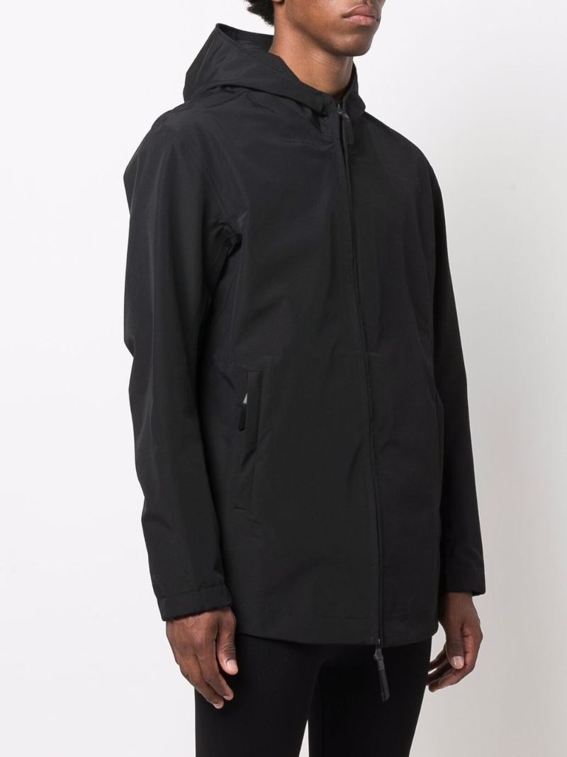 hooded zip-up jacket - 3