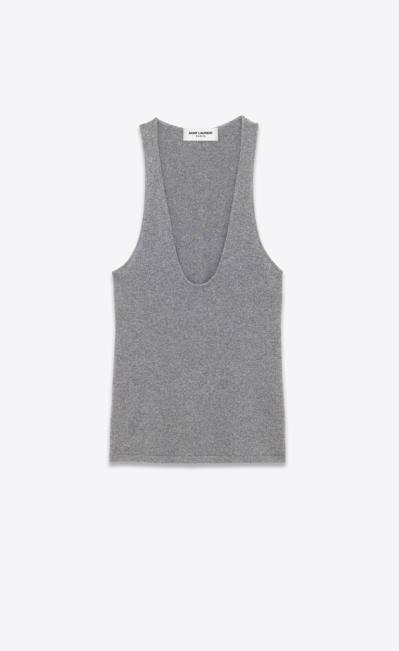 tank top in cashmere - 1