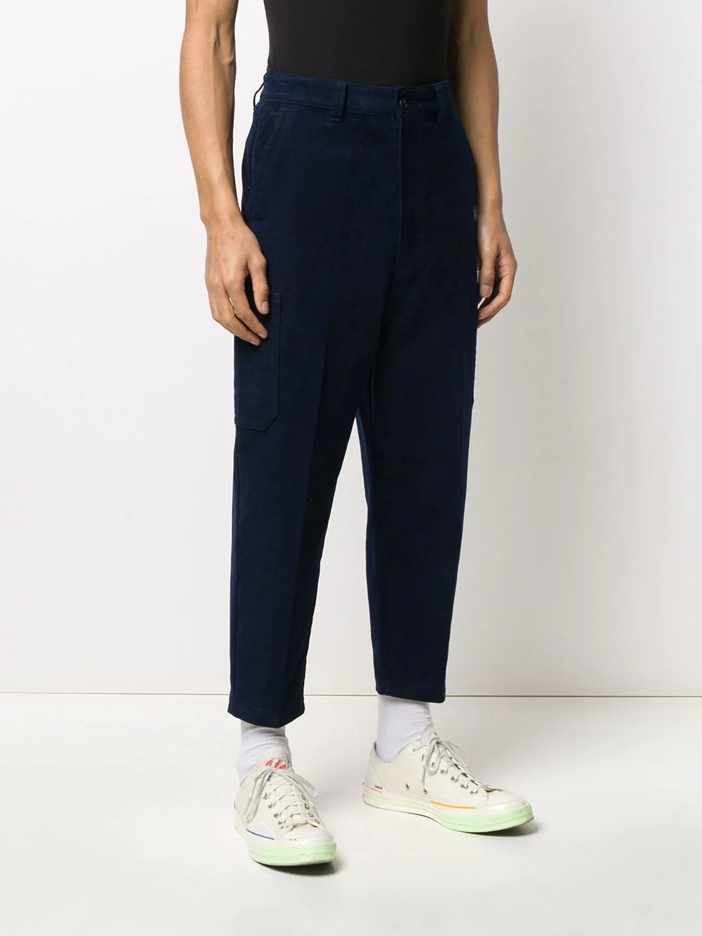 oversized carrot-fit worker trousers - 3