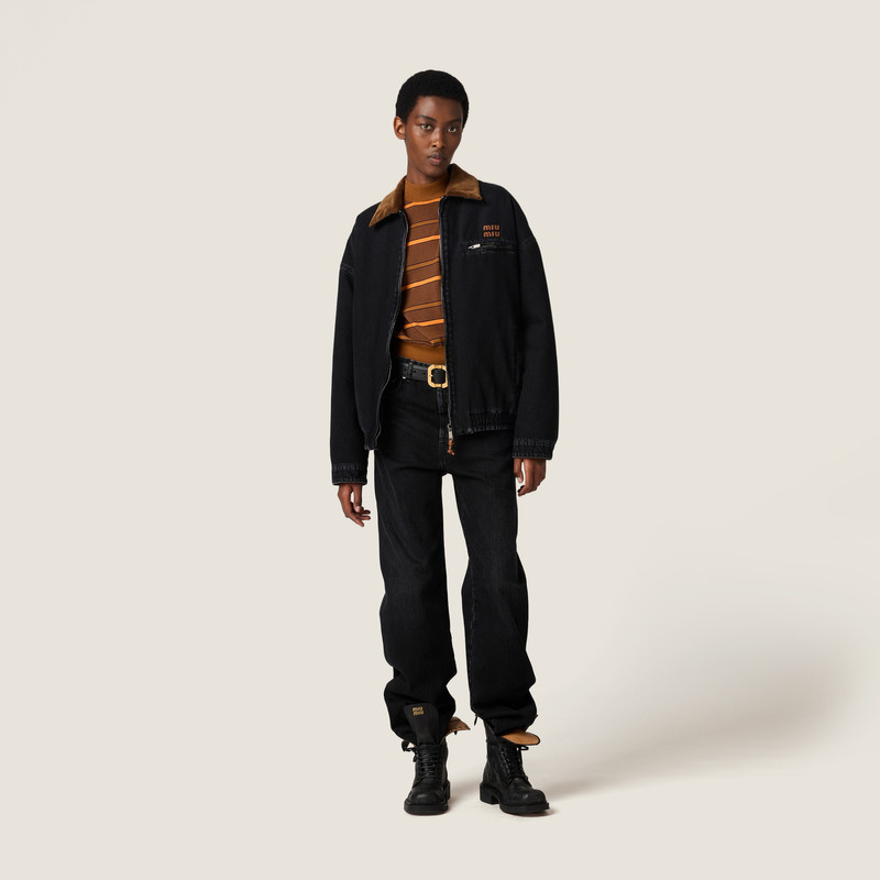 Miu Miu Black denim jeans outlook