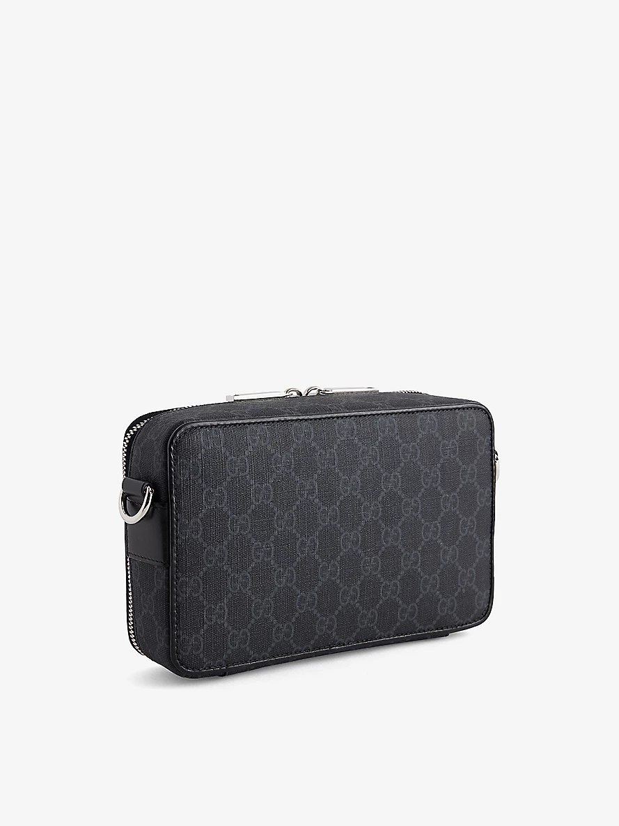 GG Monogram Mini Coated-Canvas Shoulder Bag - 4
