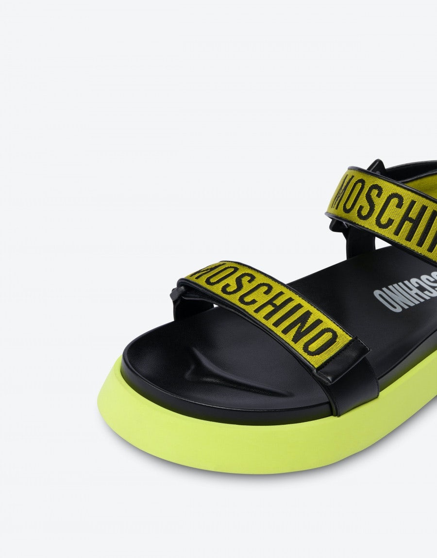 MULTI LOGO SANDALS - 4