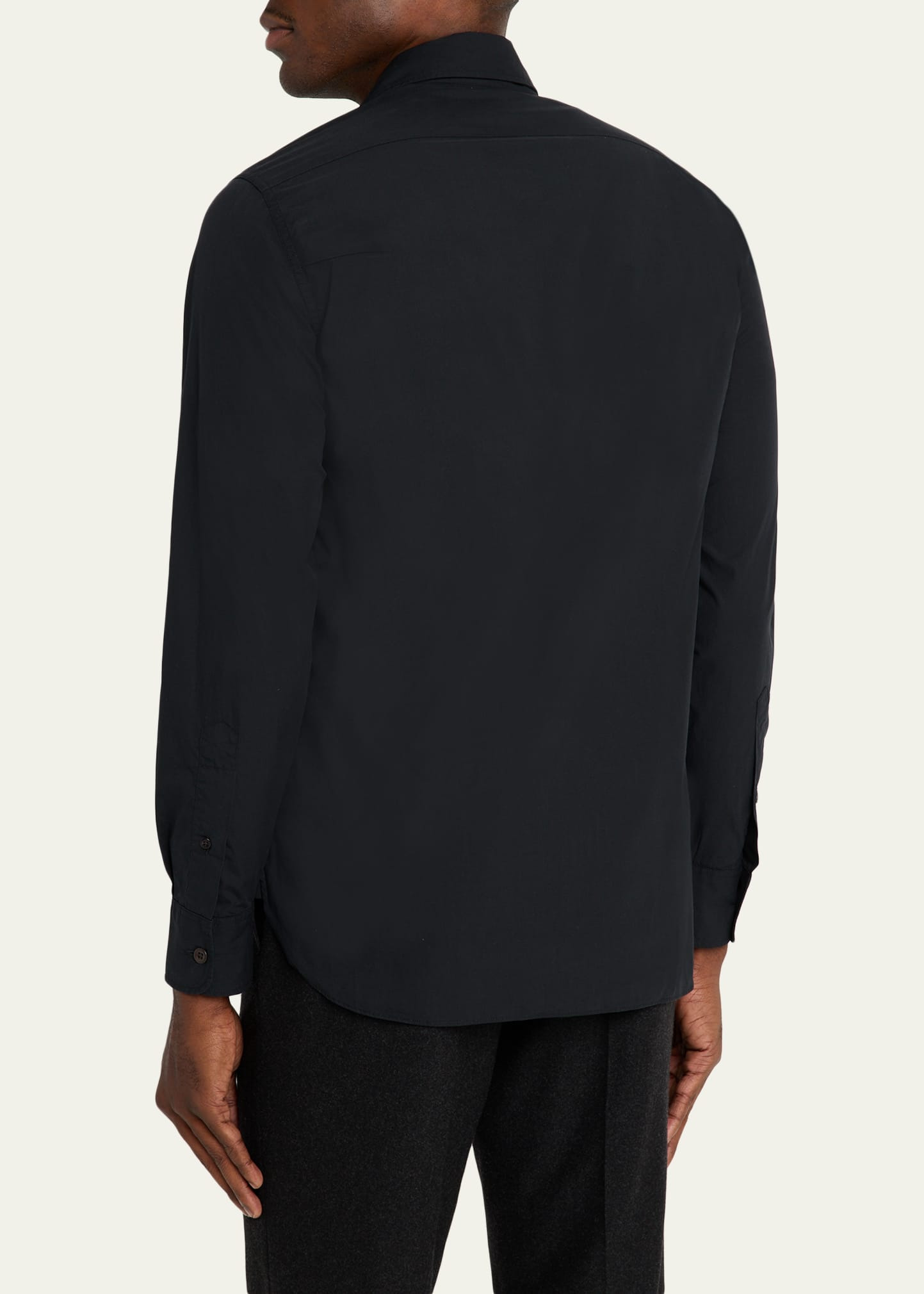 Men's Sueded Cotton Poplin Button-Down Shirt - 3