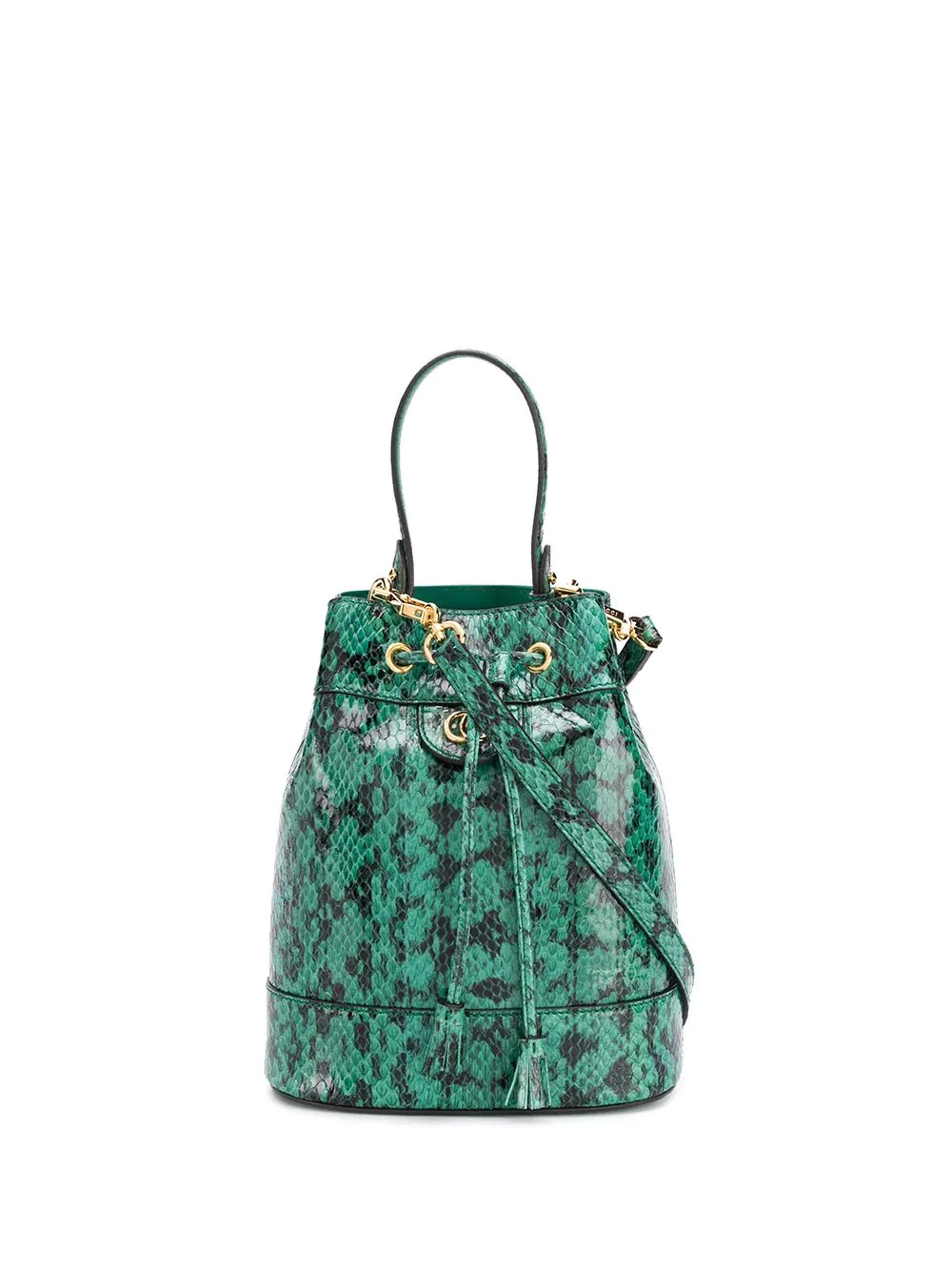 Ophidia snakeskin-effect bucket bag - 1