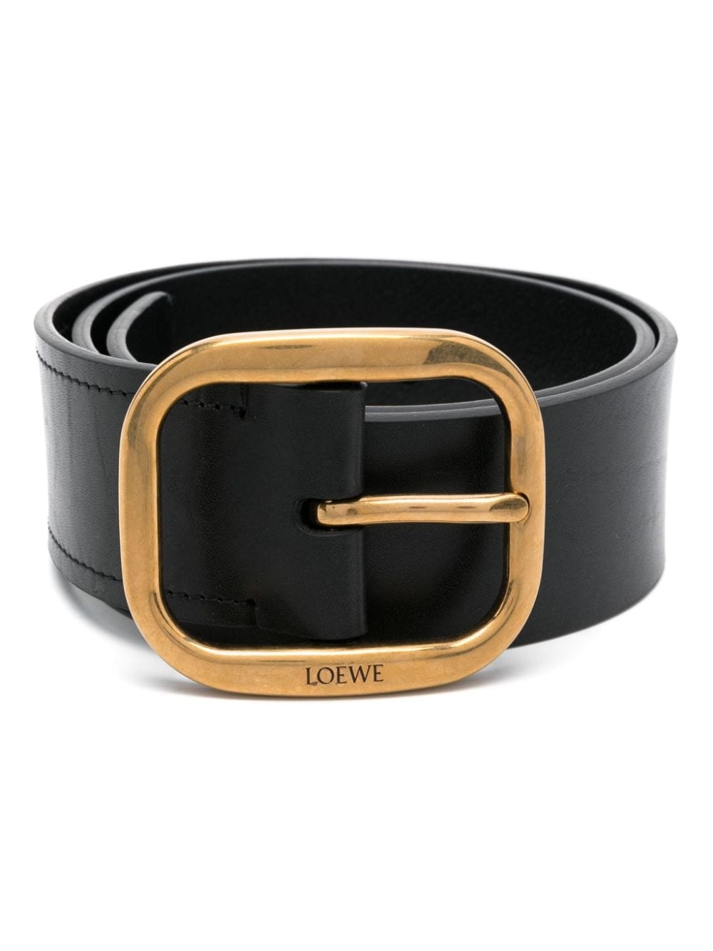 logo-engraved belt - 1