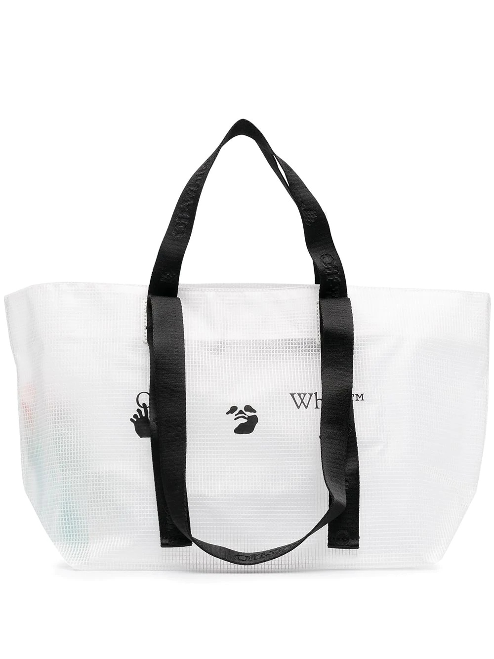 logo-print tote - 1