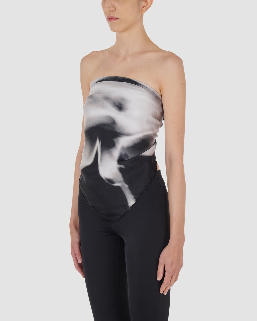 PRINTED FOULARD TOP - 5