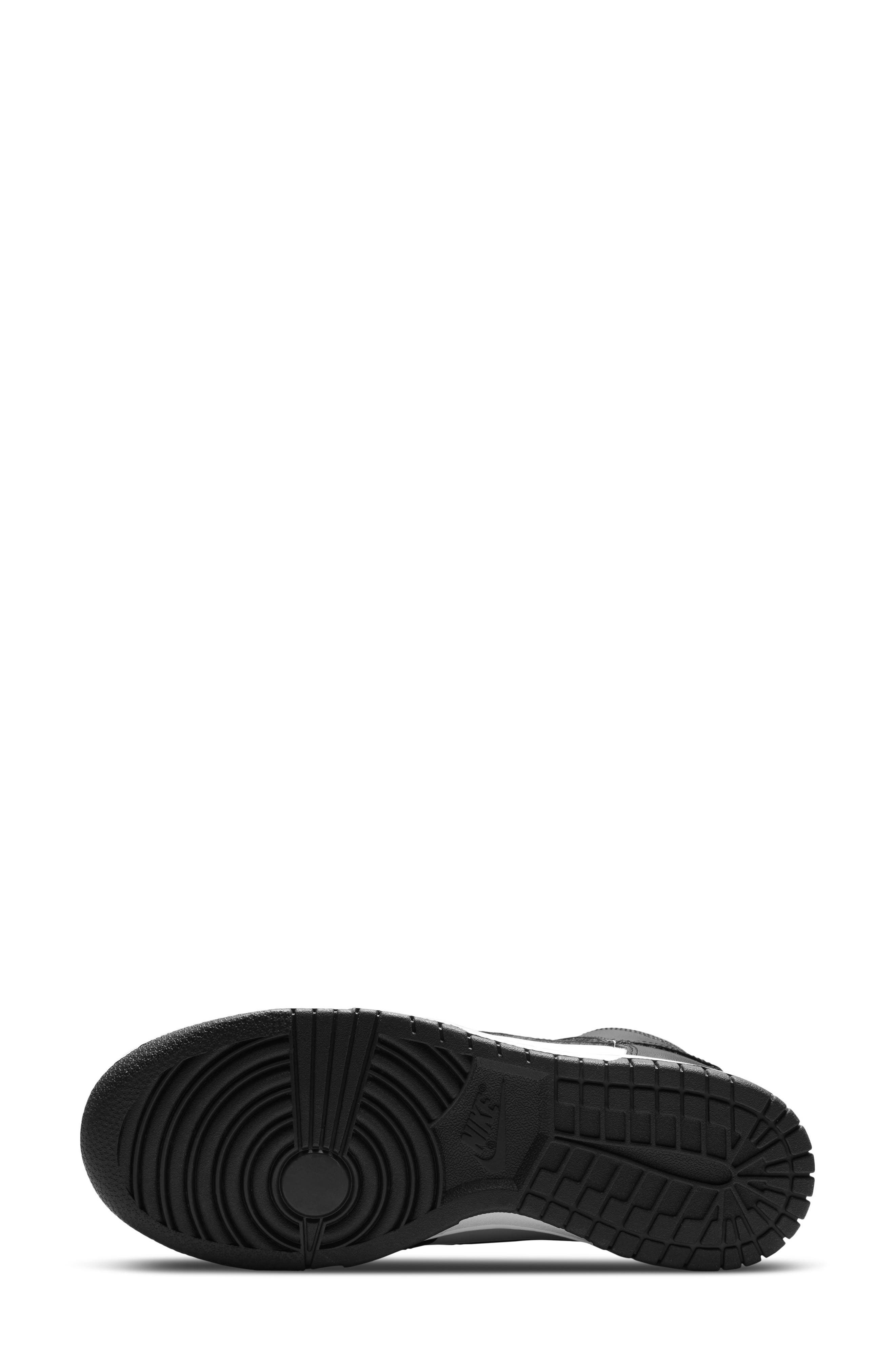 Nike Dunk High Basketball Sneaker in White/Black/University Red at Nordstrom - 6