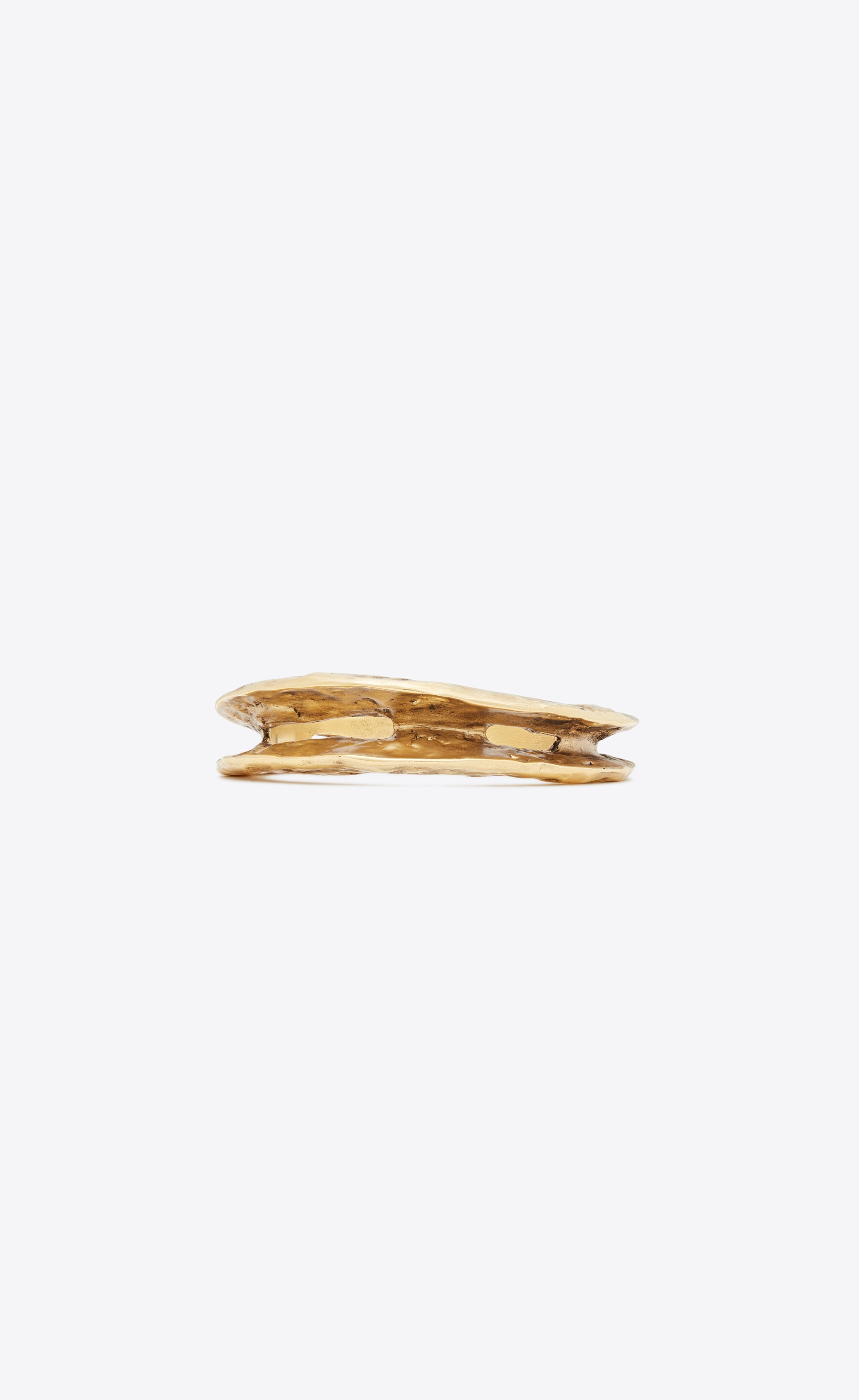 thin textured bangle in metal - 1