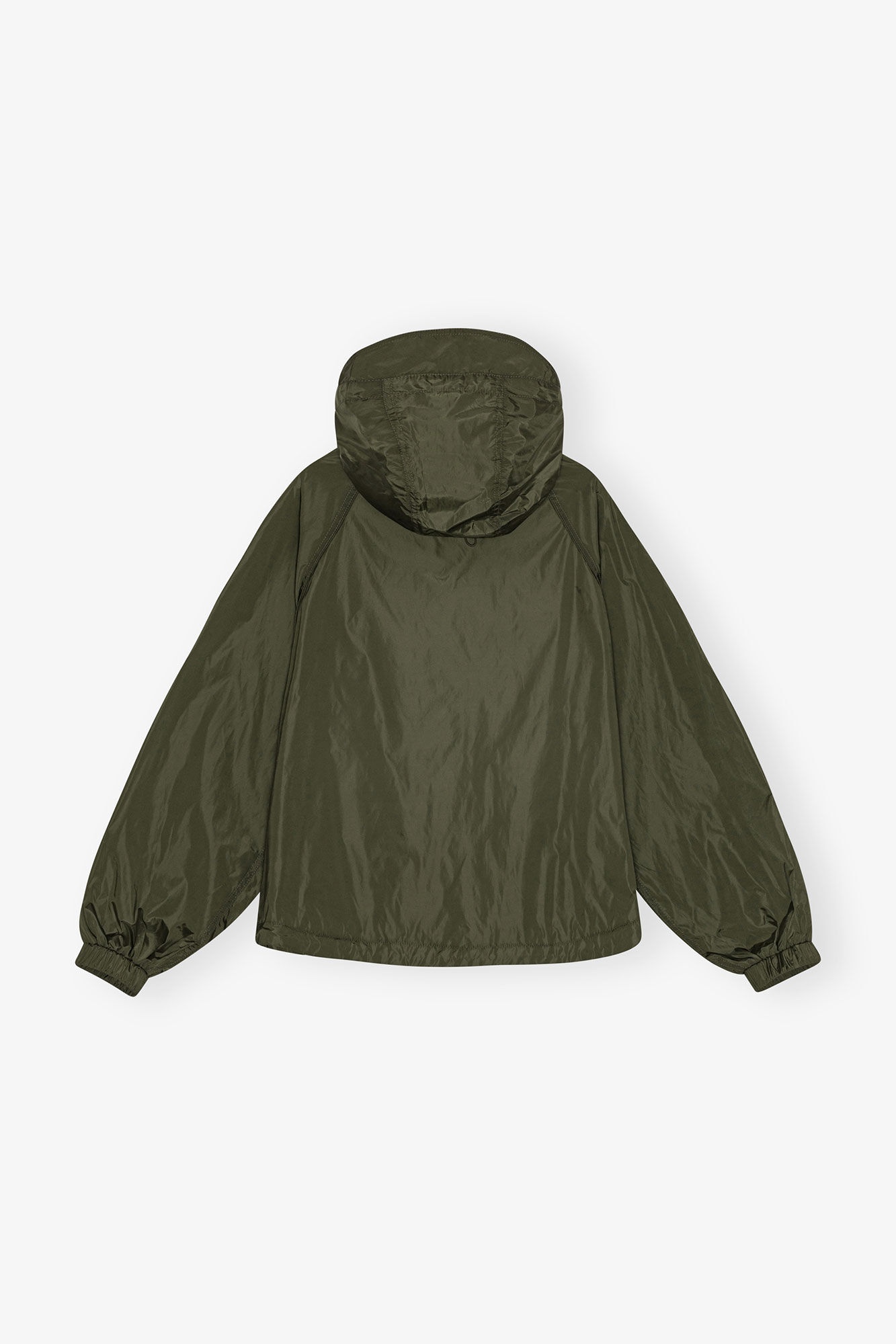 GREEN NYLON JACKET - 6