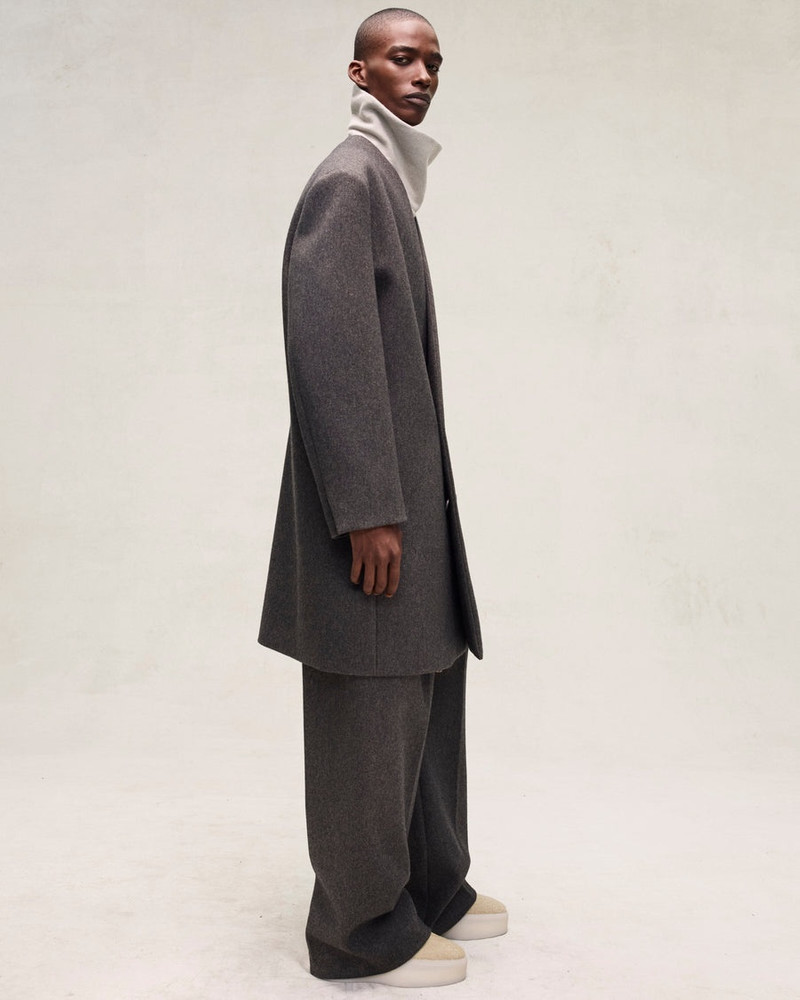 Fear of God Military Wool Long Relaxed Lapelless Blazer outlook