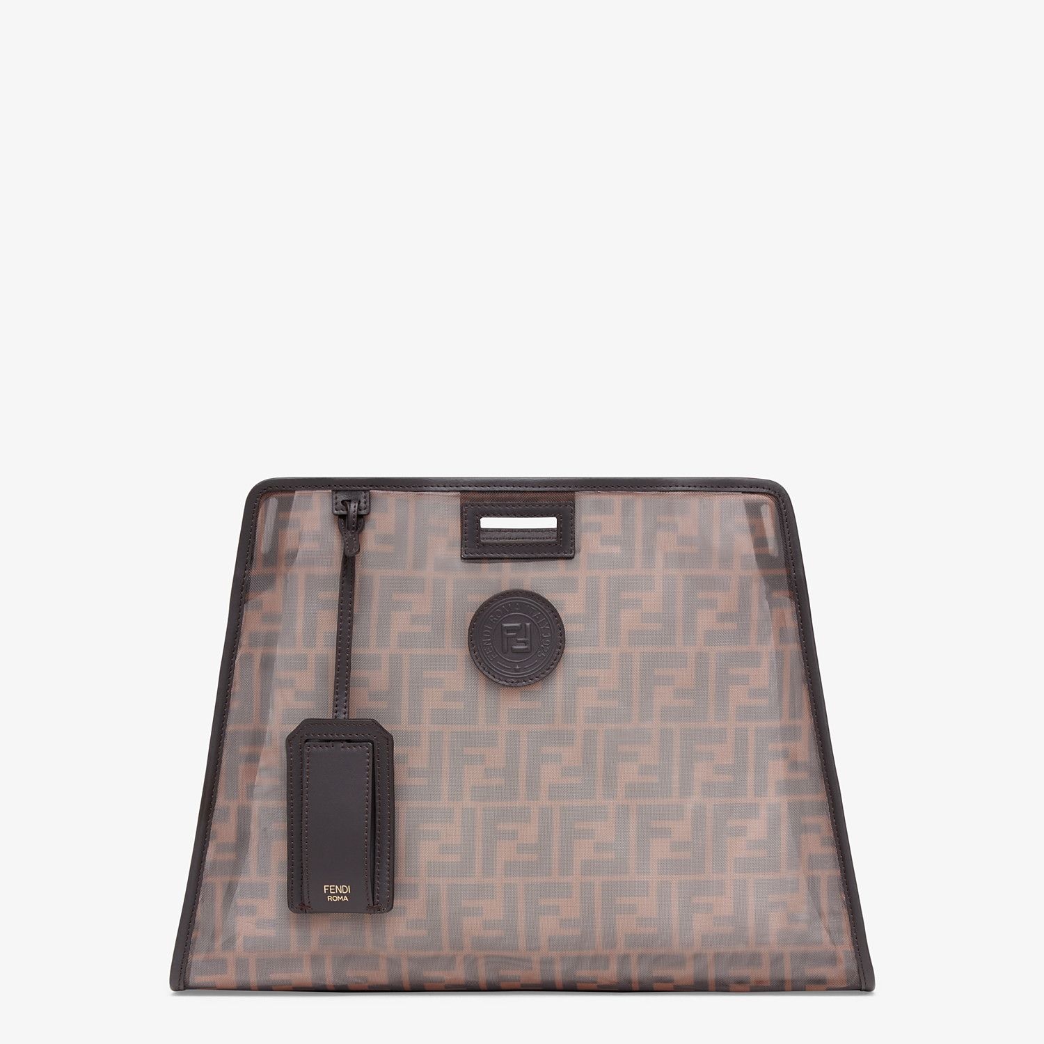 Brown mesh Peekaboo cover - 1