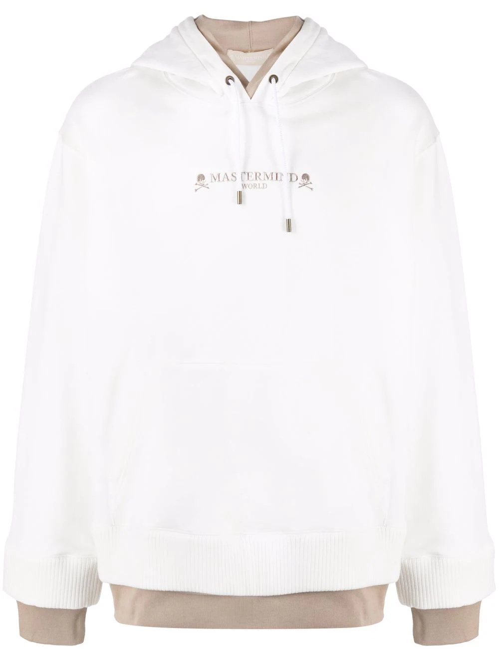 logo-print pullover hoodie - 1