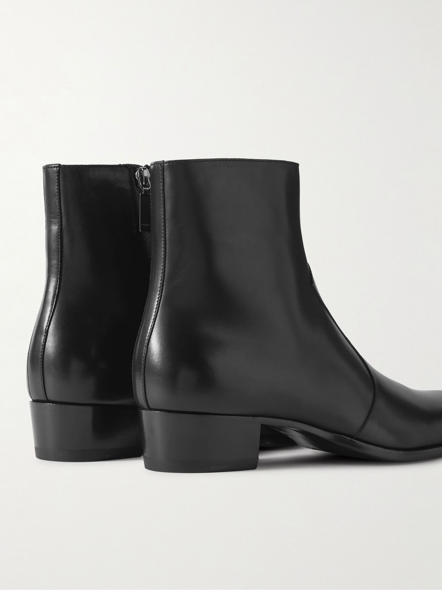 Wyatt Leather Chelsea Boots Black - 5