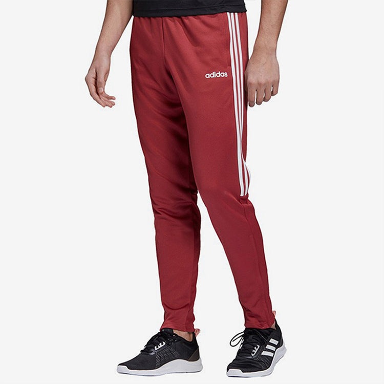 adidas Leisure Sports Running Small Feet Knitted Trousers Men's Red GD3782 - 4
