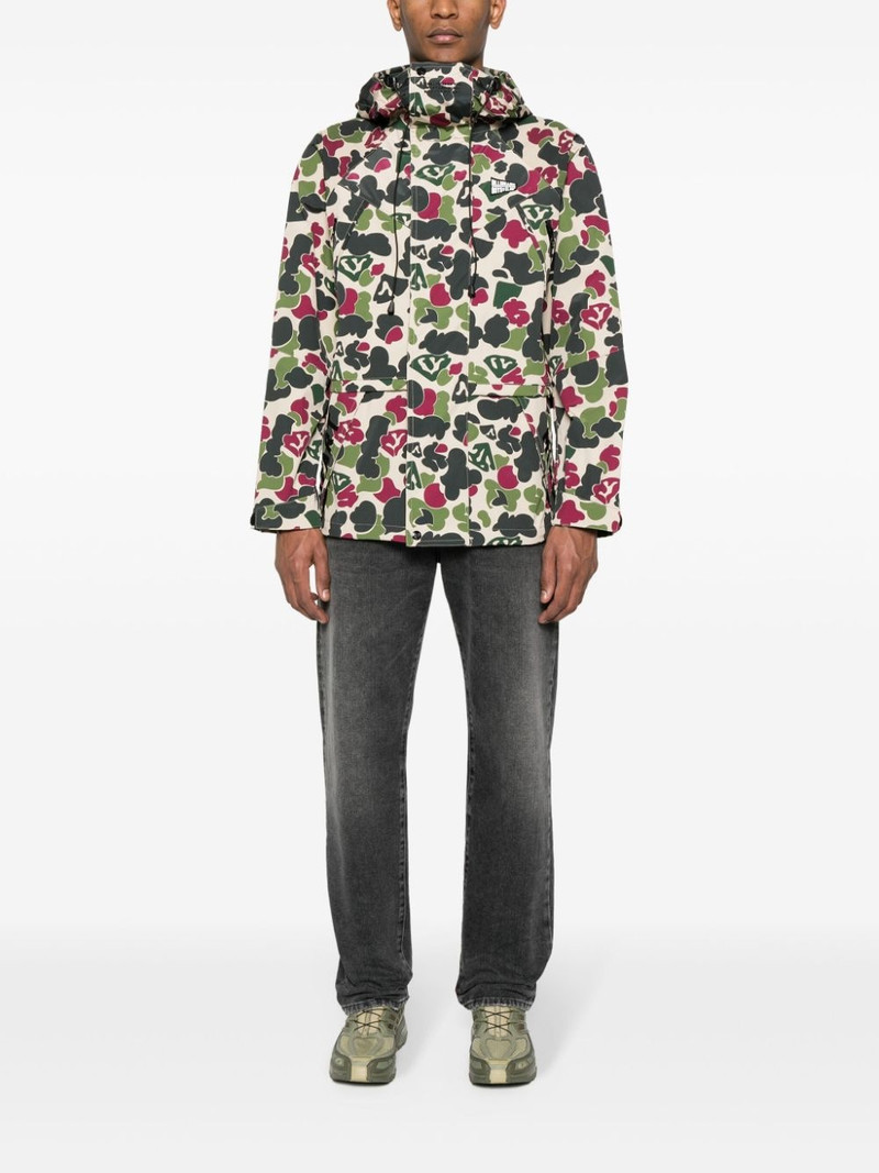BILLIONAIRE BOYS CLUB logo-appliquÃ© hooded jacket outlook