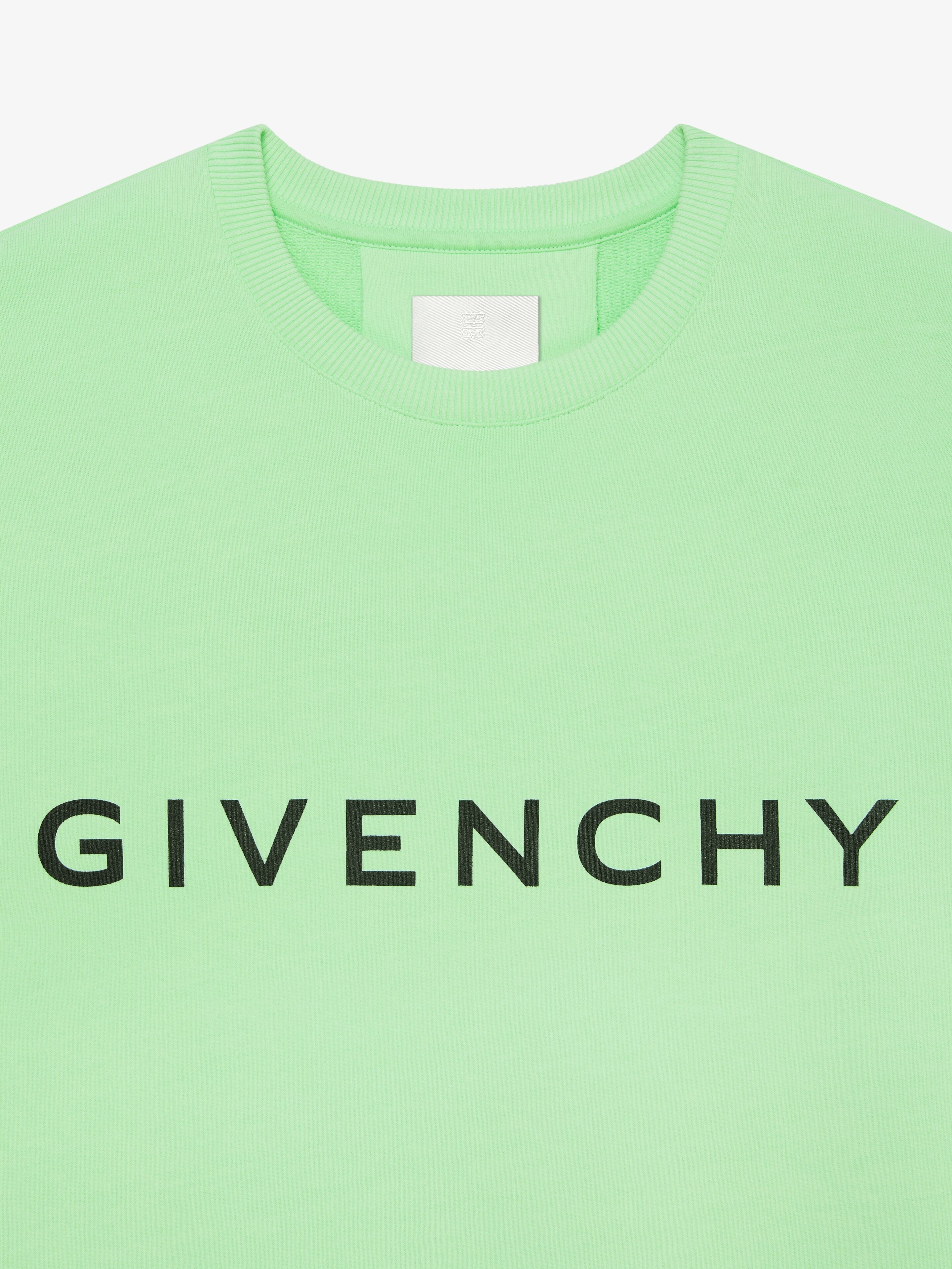GIVENCHY ARCHETYPE SLIM FIT SWEATSHIRT IN FLEECE 5