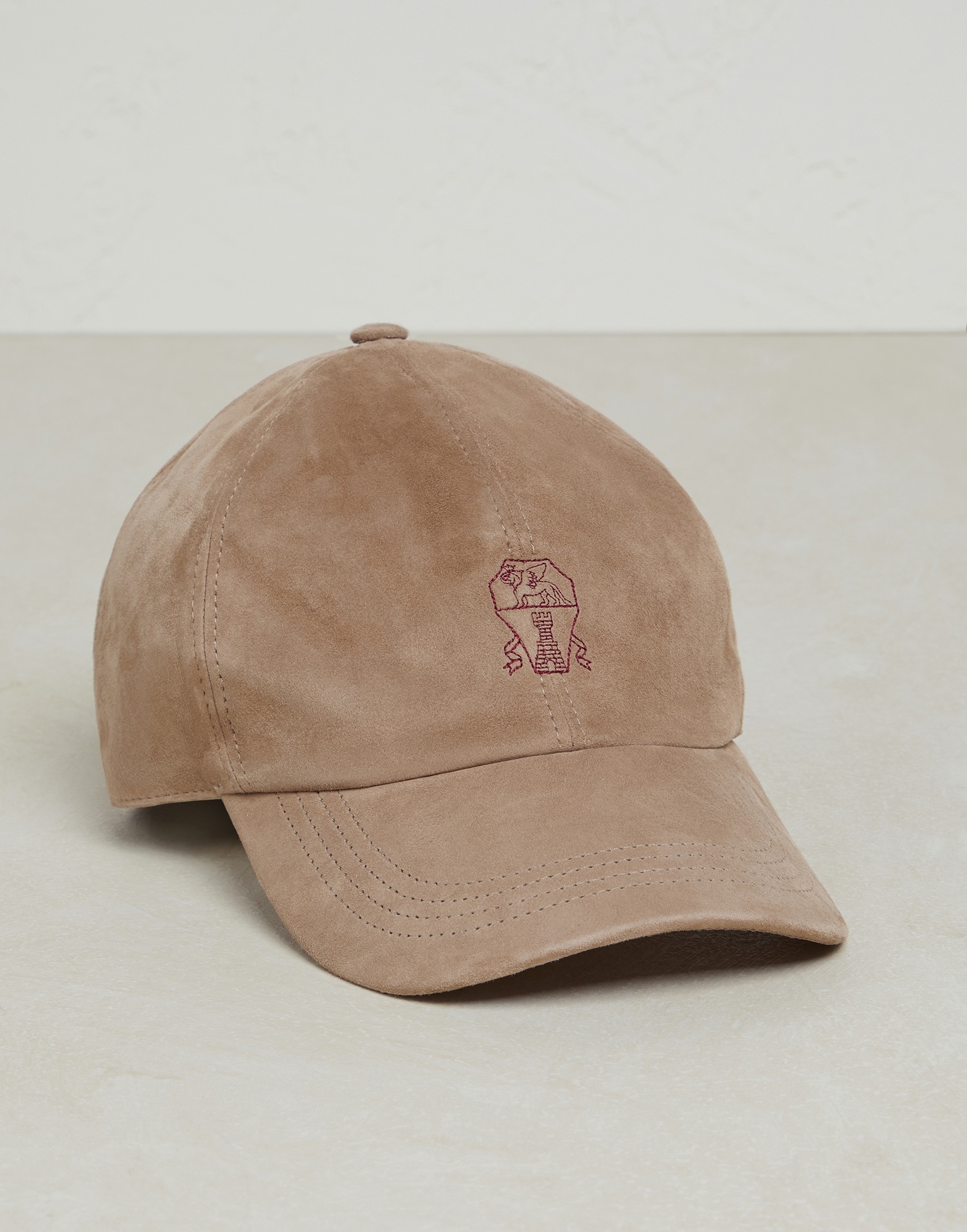 Brunello Cucinelli Suede baseball cap | REVERSIBLE