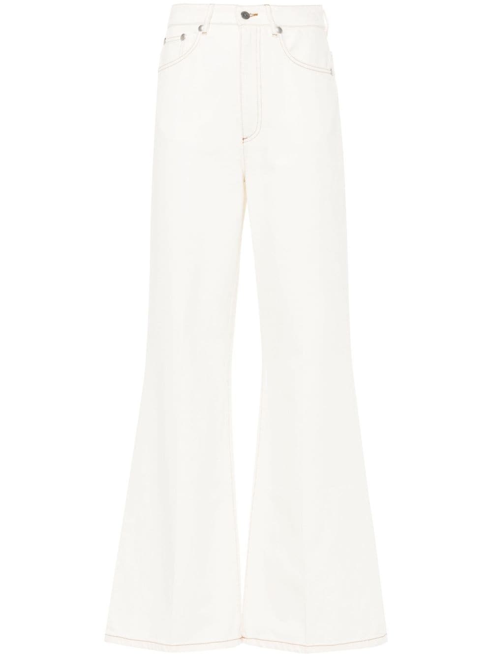 Clinteau high-rise wide-leg jeans - 1