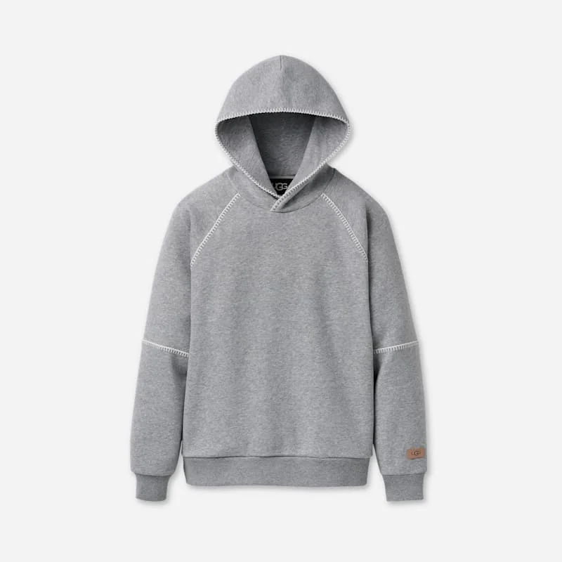 ® Women's Classic Hoodie Cotton Blend/Recycled Materials in Grey Heather - 1