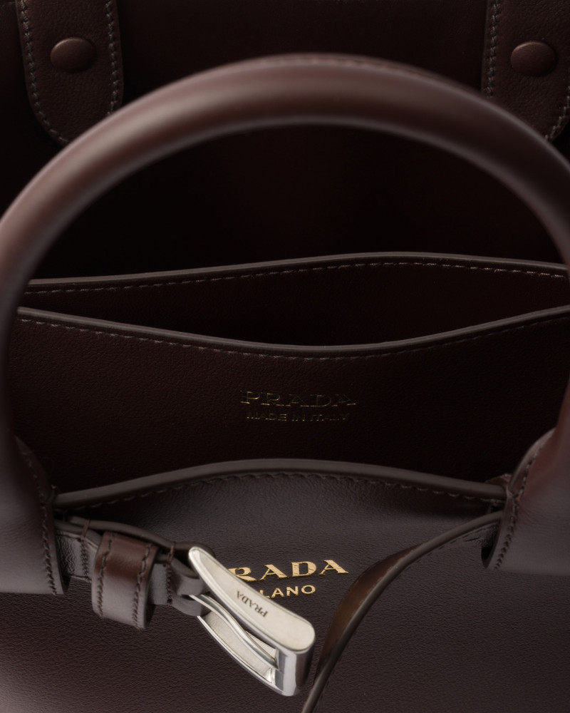 Prada Buckle small leather handbag with belt 4