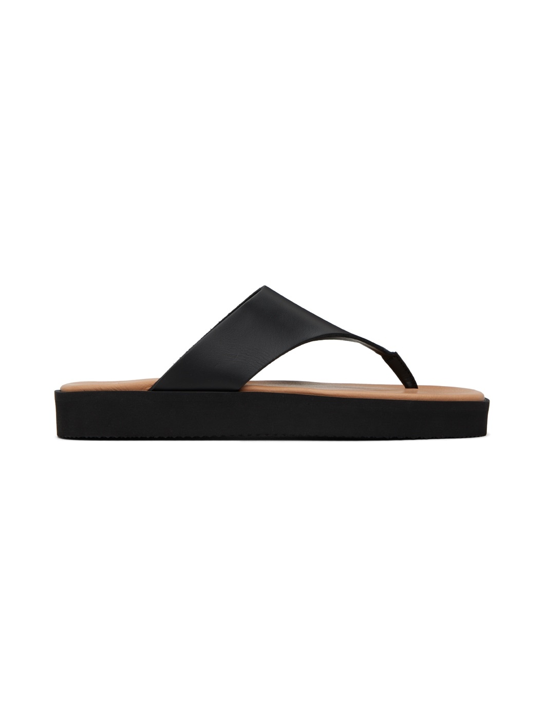 Black Marisol Flip Flops - 1